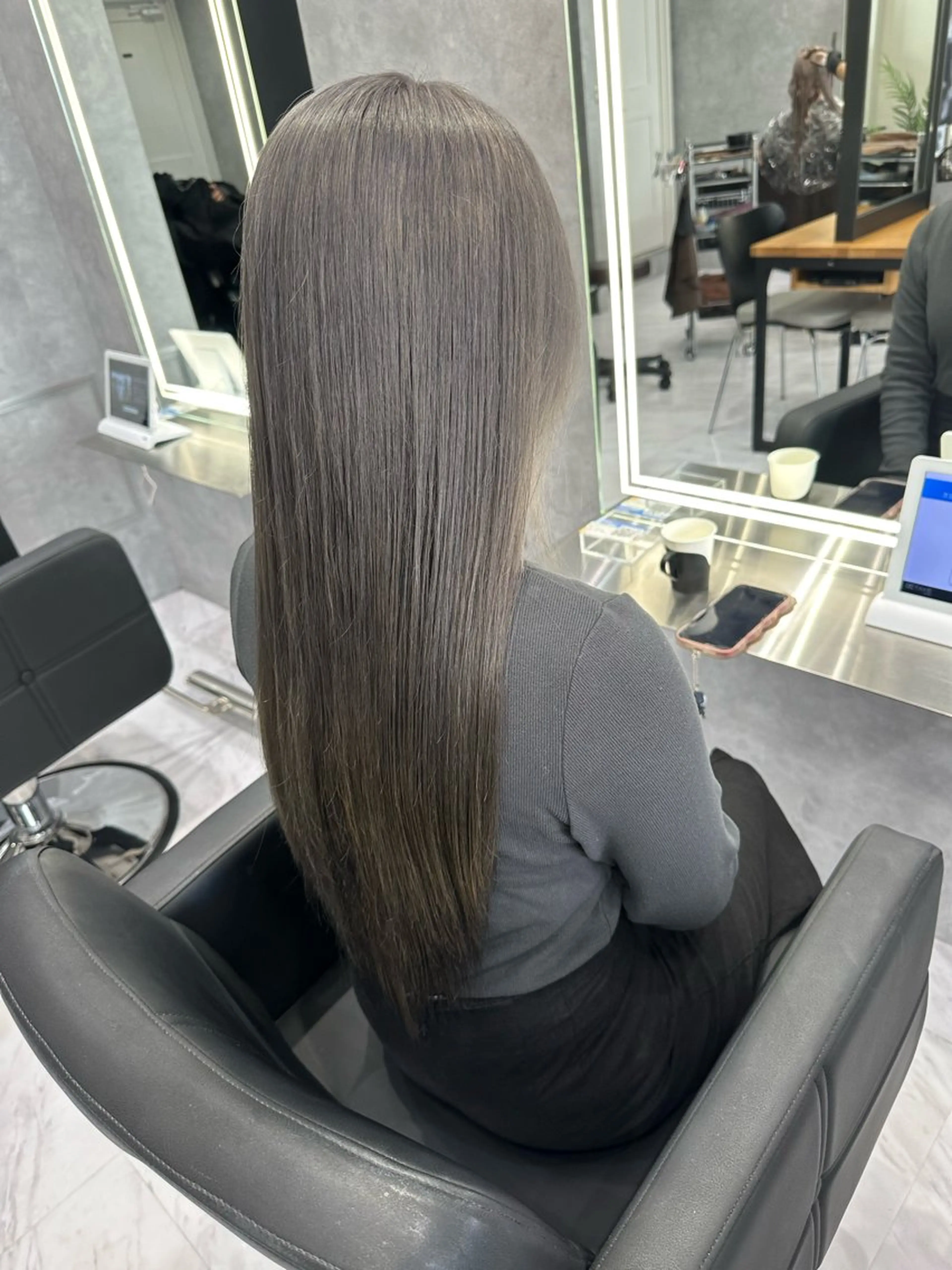 ロング カラー ヘアカラー トリートメント CS made by SHACHU栄店所属・透明感/ブリーチ縮毛 /髪質改善/星野純一のヘアスタイル