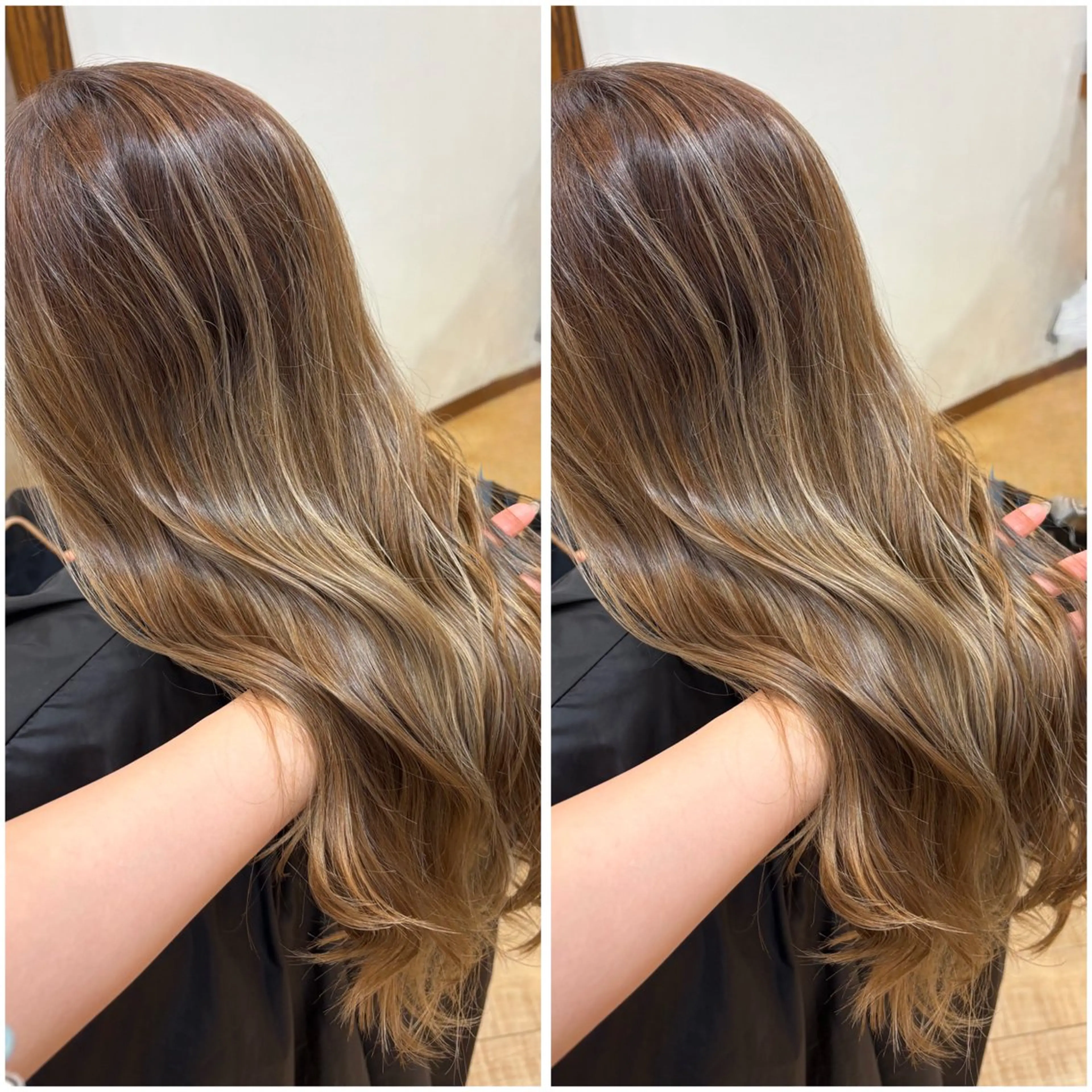 セミロング 森島 愛梨のヘアスタイル