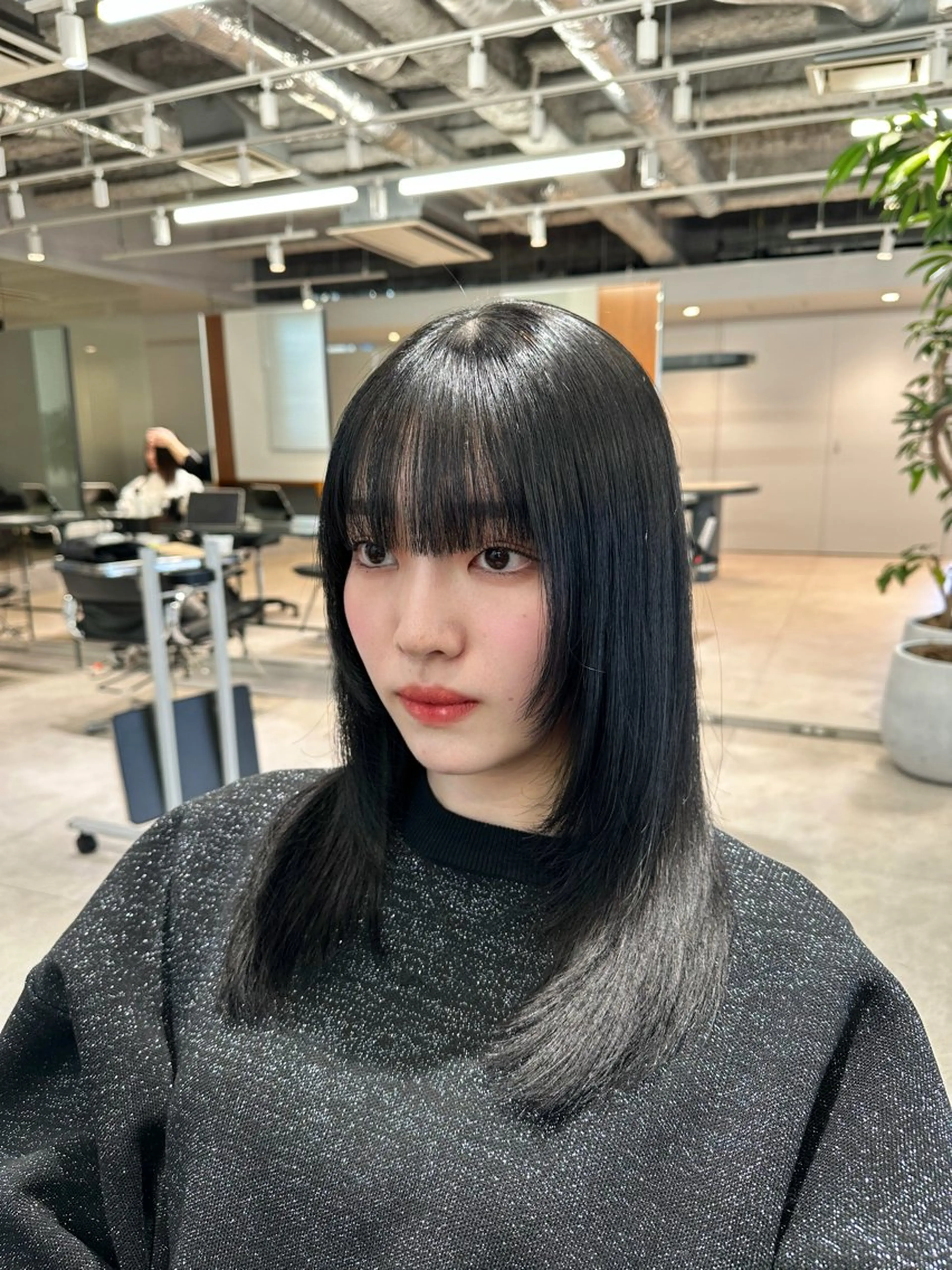 ミディアム ミディアムレイヤー レイヤーカット 韓国ヘア/レイヤー Yan✂︎のヘアスタイル
