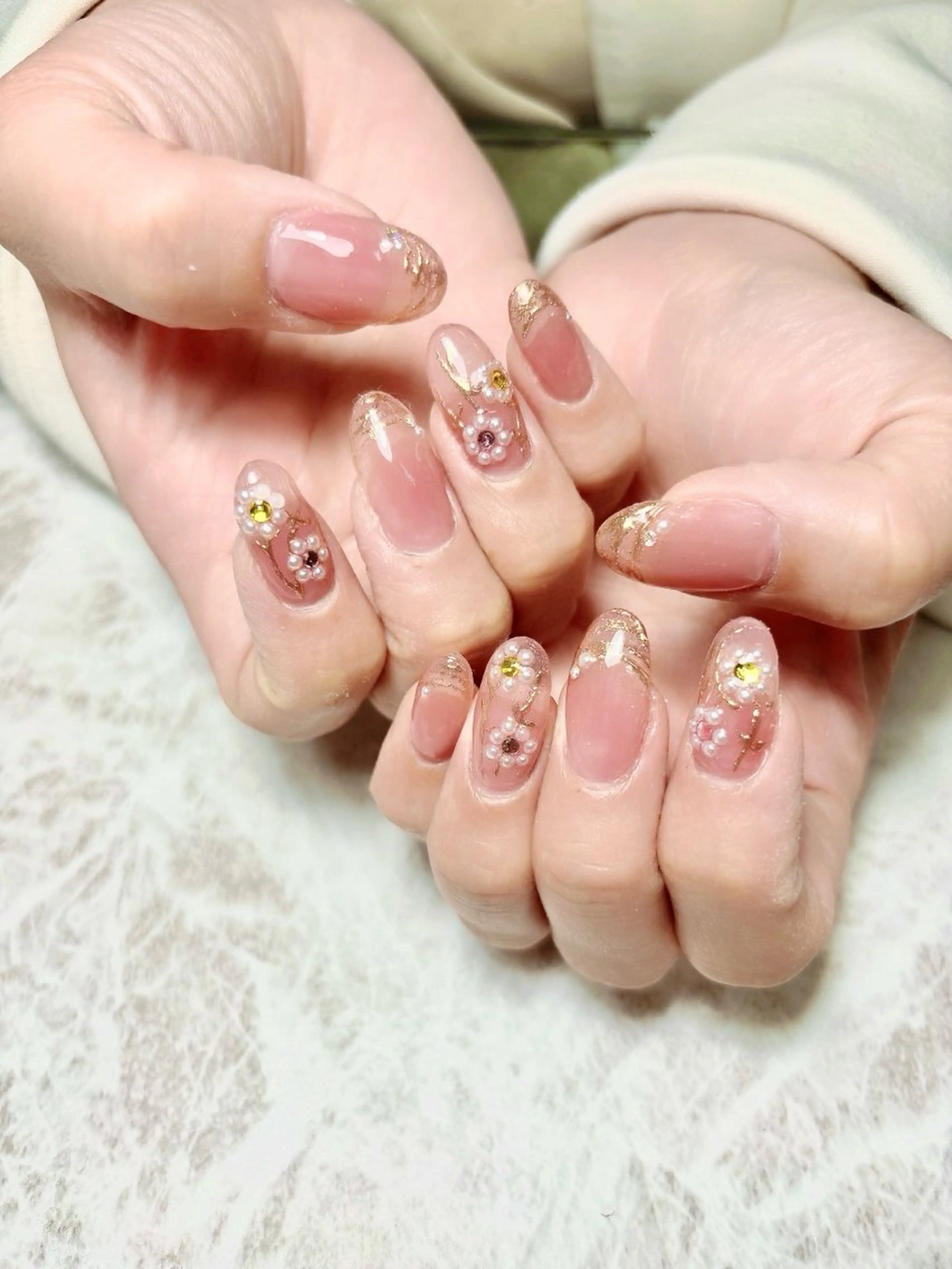 ネイル フラワーネイル ハンドネイル PINO 安田のネイルデザイン