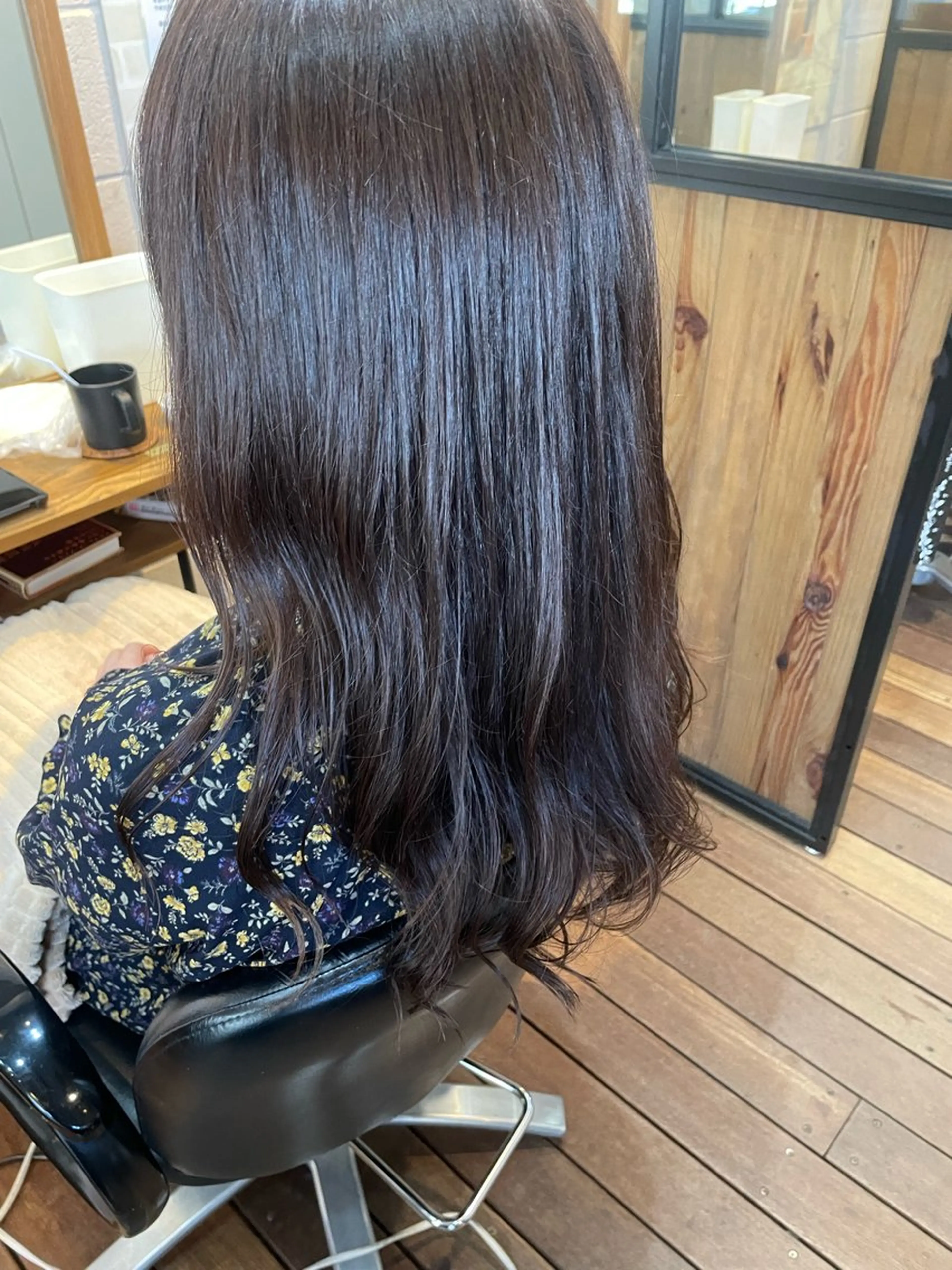 セミロング パーマ💫縮毛矯正 KAYOのヘアスタイル