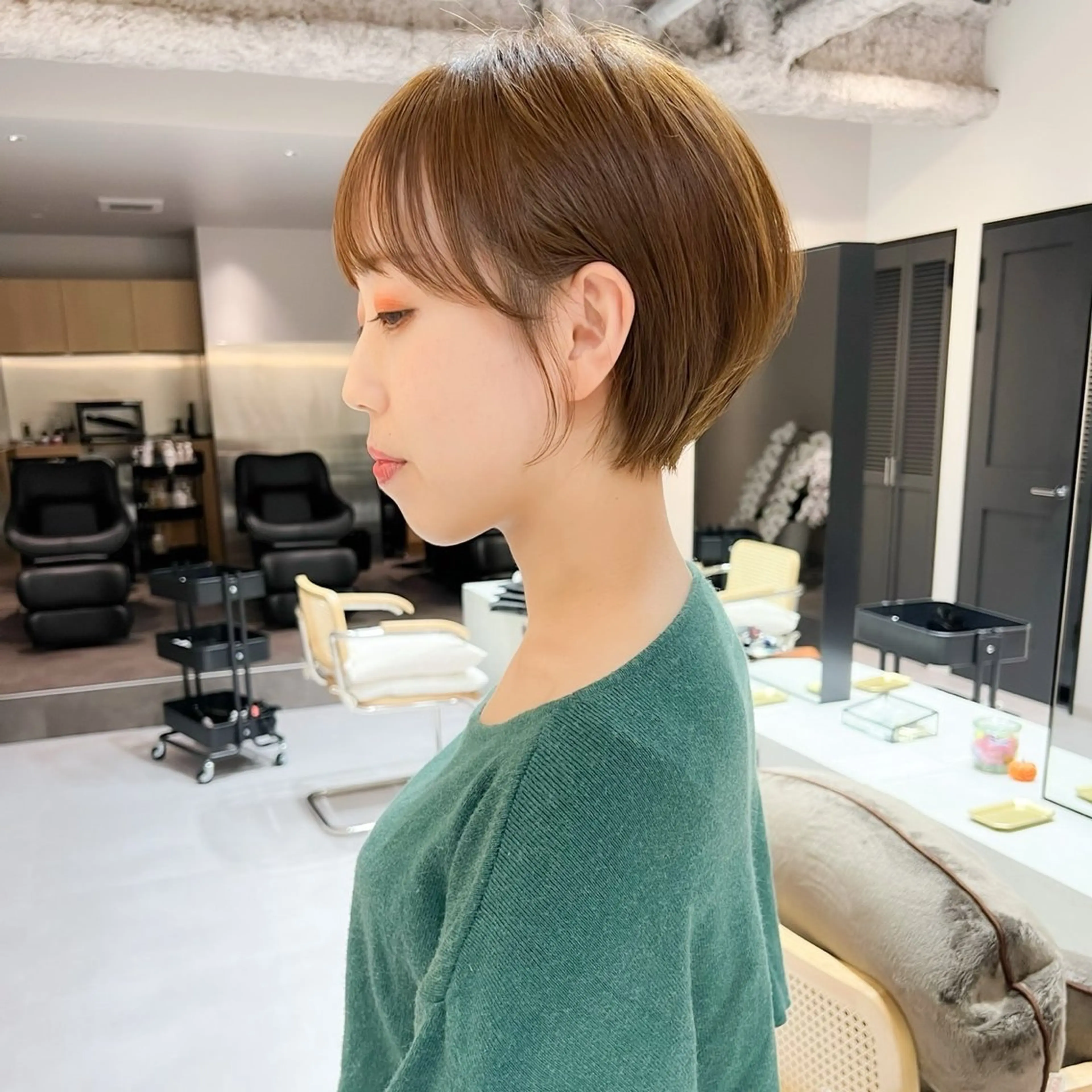 ショート 丸みショート くびれヘア ショートヘア 🫧艶カラー 特化美容師/すず🫧のヘアスタイル