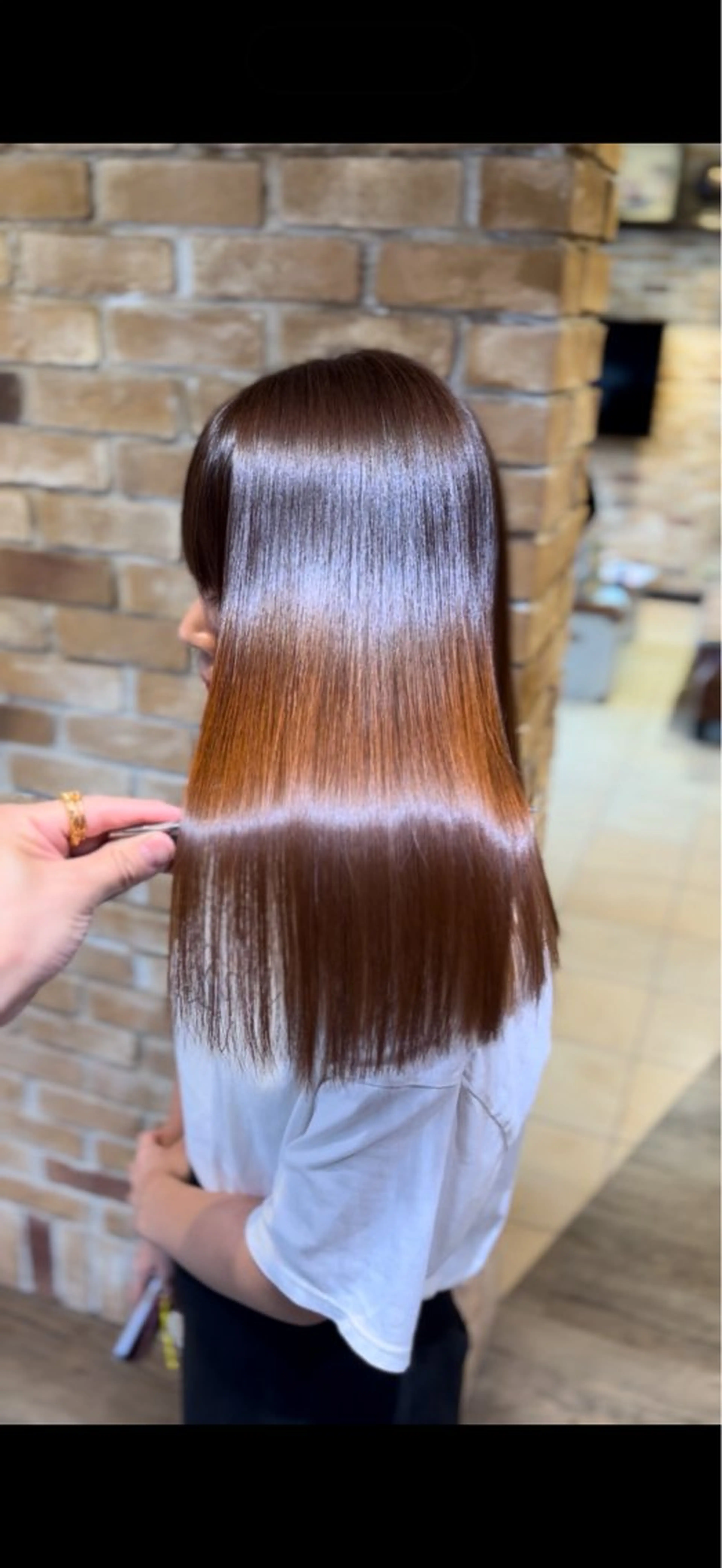 縮毛矯正 Ly a jitto所属・〚Lyajitto〛 🤍Soraのヘアスタイル