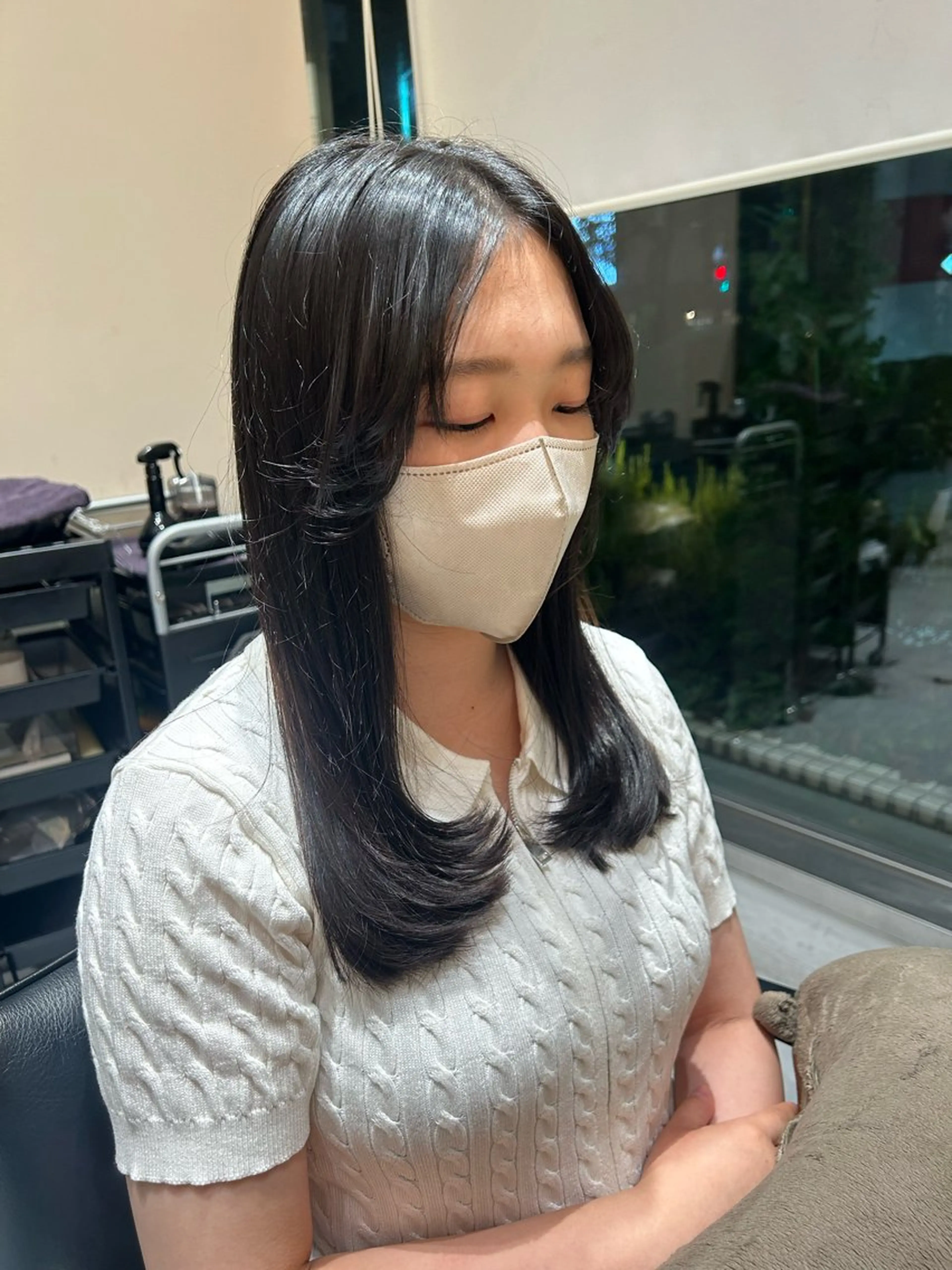 ロング レイヤーカット 風香🪼レイヤー /透明感カラーのヘアスタイル