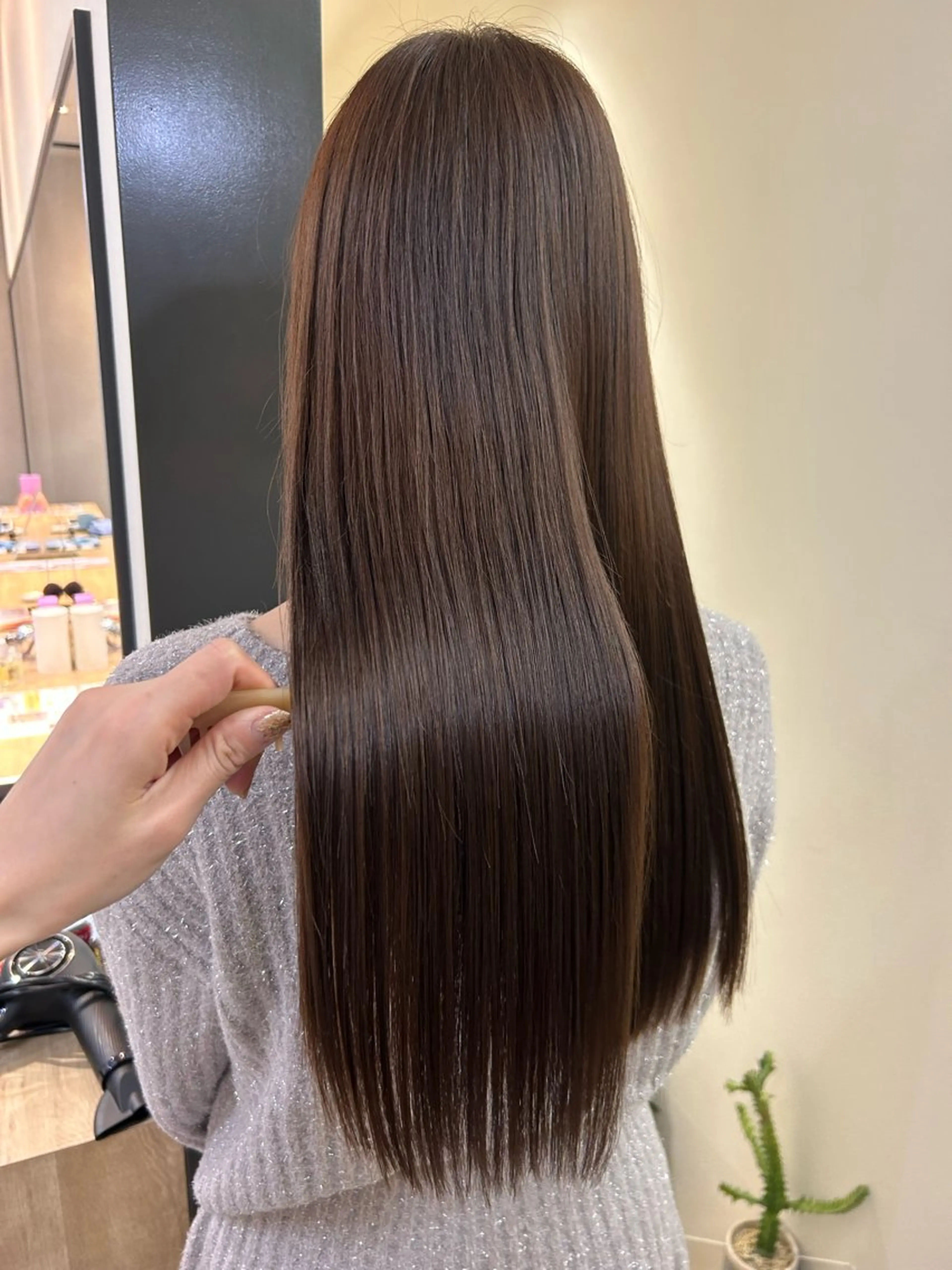 ロング カラー カット ヘアカラー トリートメント hub hair レイヤー/透明感のヘアスタイル