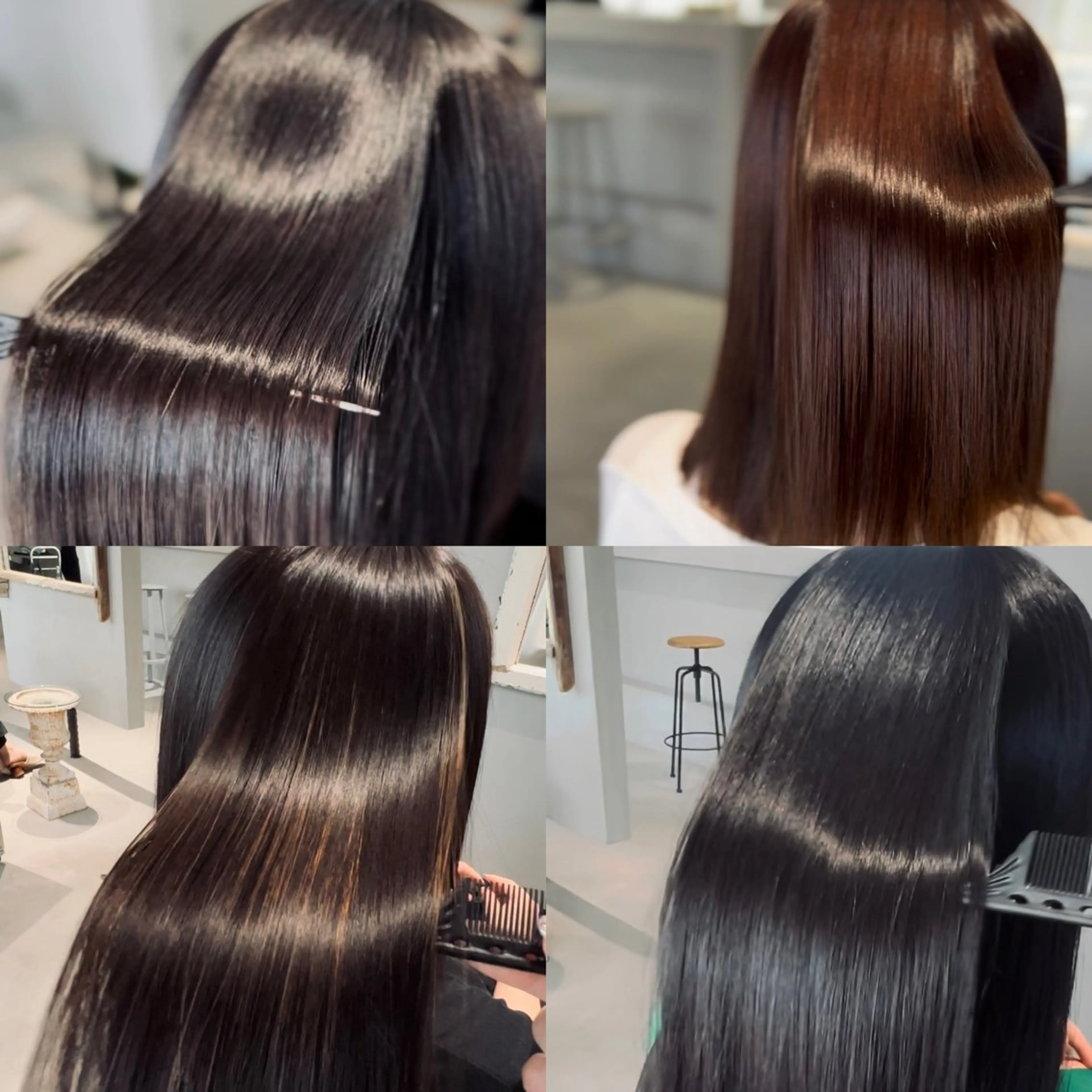 ロング 縮毛矯正 🖤美髪師🖤 縮毛矯正🥀emiのヘアスタイル