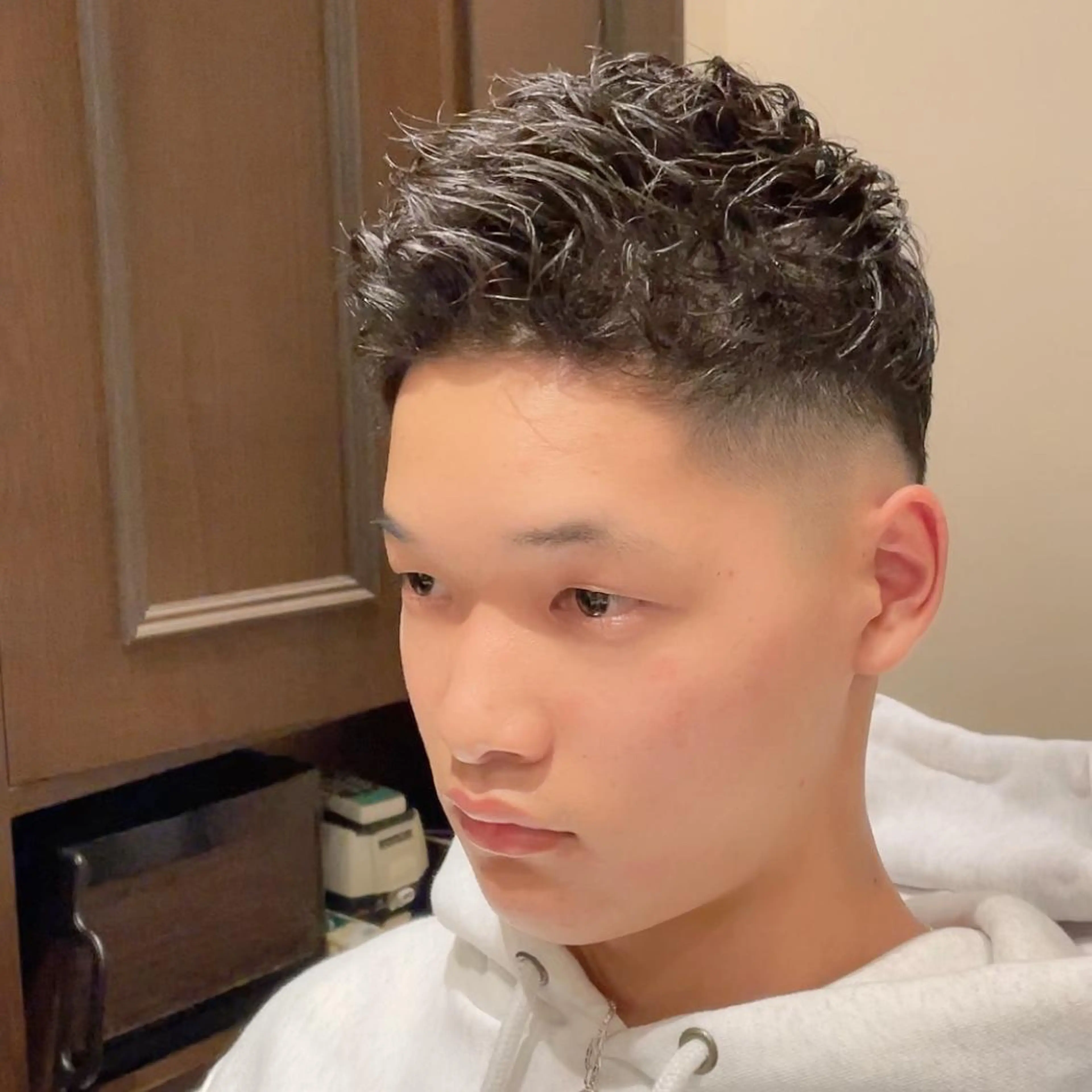 ショート パーマ メンズ メンズパーマ ヨリソイhair salon所属・浦添メンズ 経験20年／のヘアスタイル