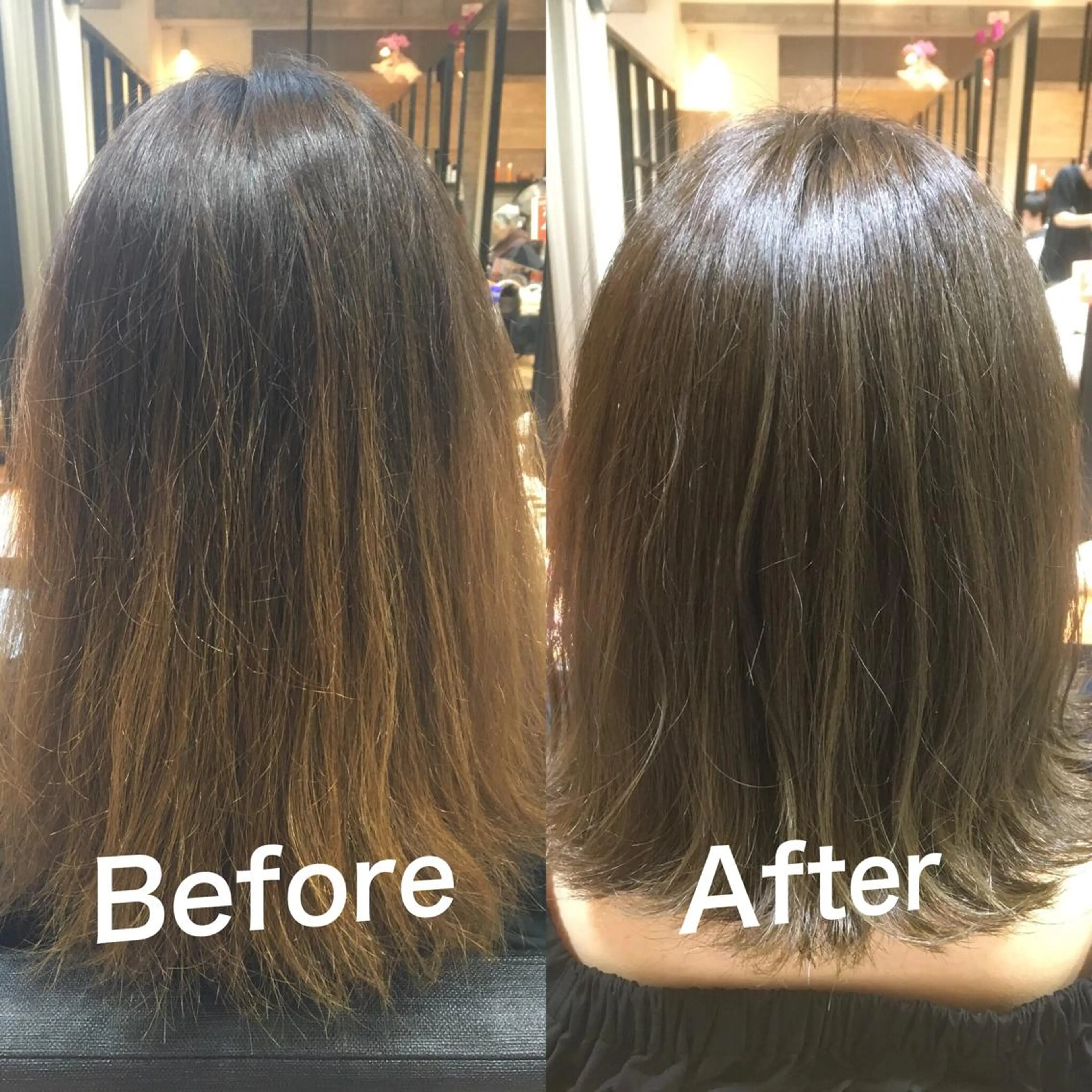 カラー アディクシーカラー オレンジ カット トリートメント 佐瀬竜矢PRIMAL /portのヘアスタイル