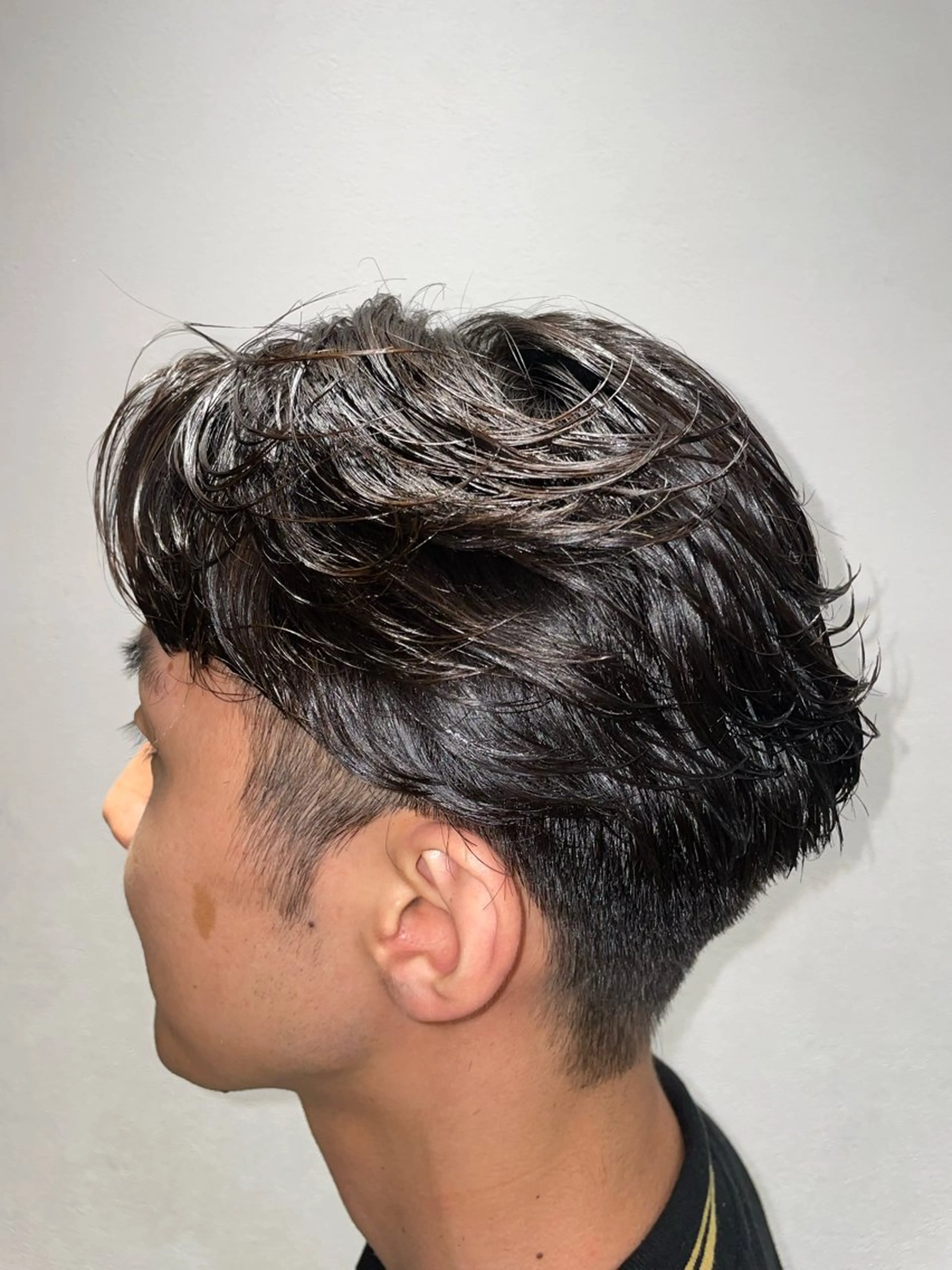 ショート パーマ メンズ カット パーマ saga kokiのヘアスタイル