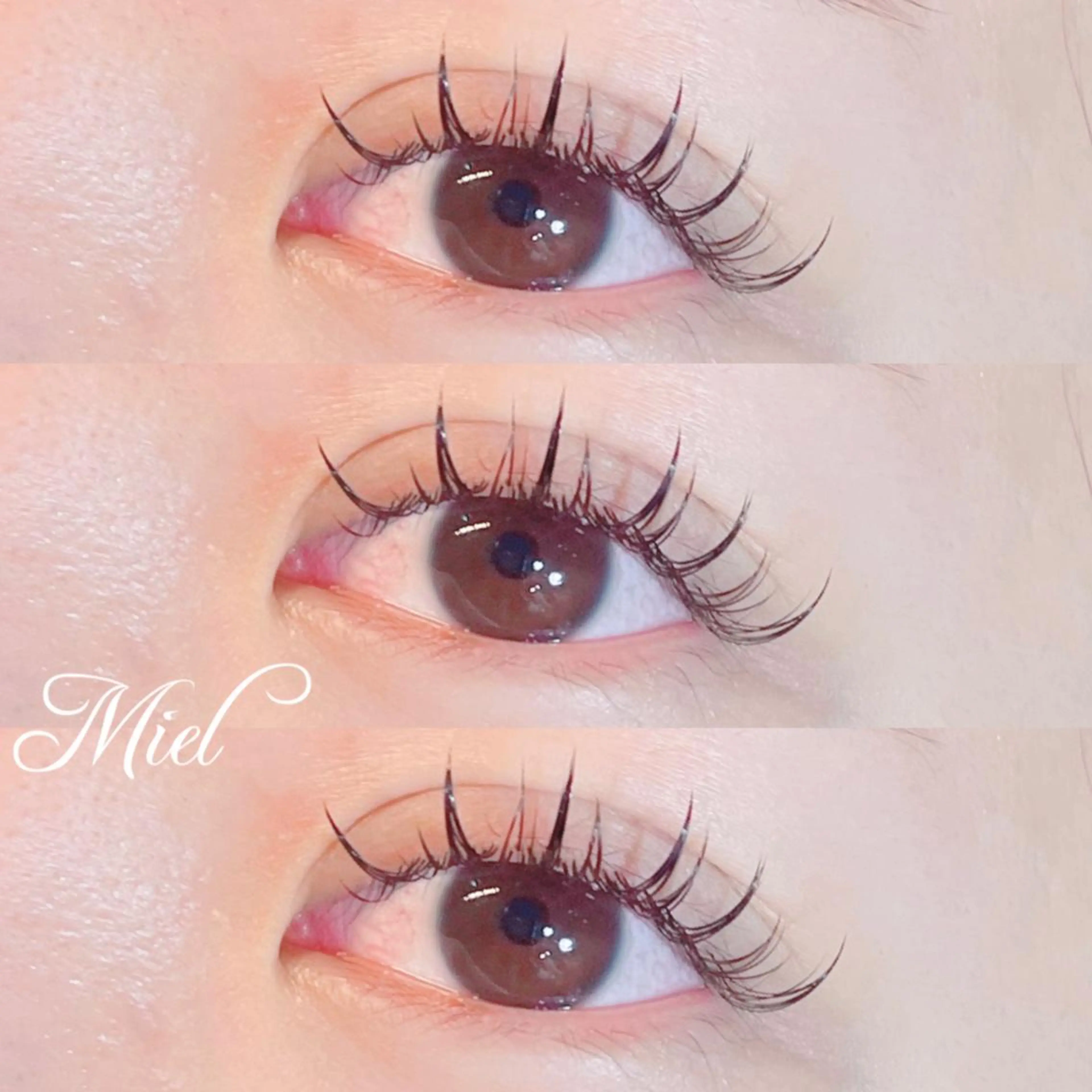 マツエク・マツパ カラーマツエク フラットラッシュ ボリュームラッシュ ワンホンマツエク Mori ✨Mystical✨のマツエク・マツパデザイン