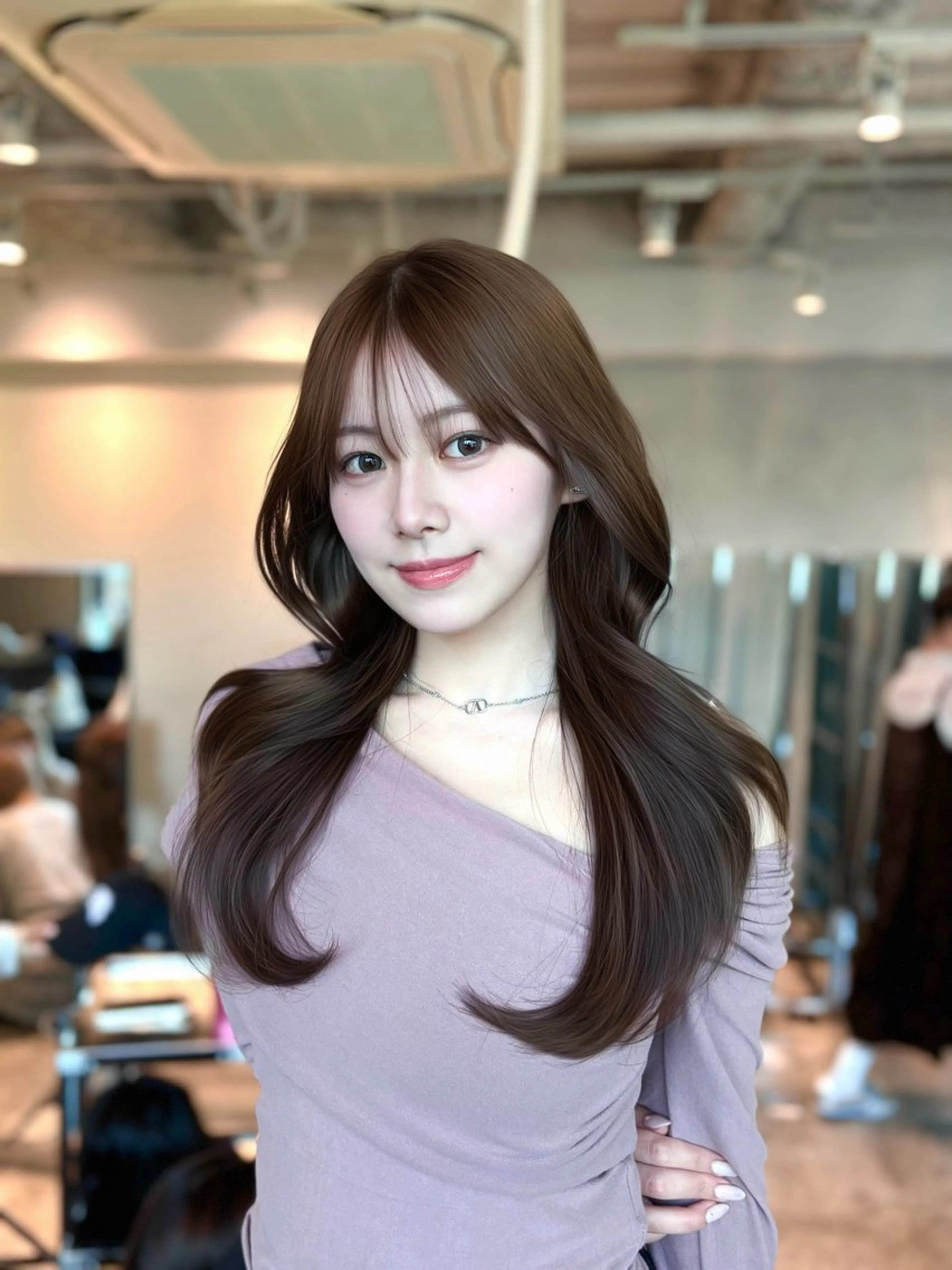 【早朝ヘアセット(8:50~)】📍〈渋谷〉🌀コテ巻き✨️お出かけ前やデート前にお任せ下さい💫の写真