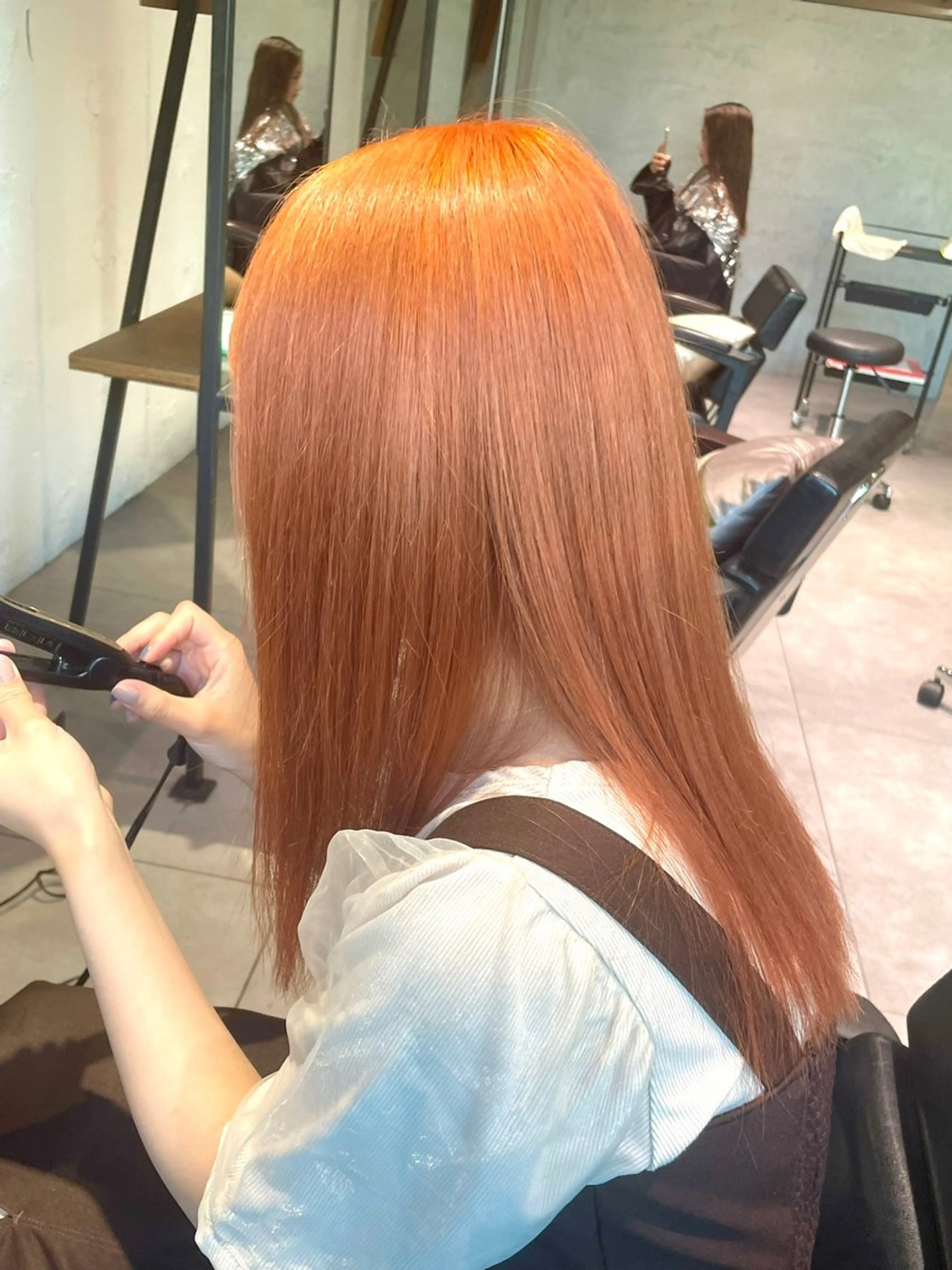 セミロング カラー カット ヘアカラー トリートメント CHERIM ❤️‍🔥新家光葉のヘアスタイル