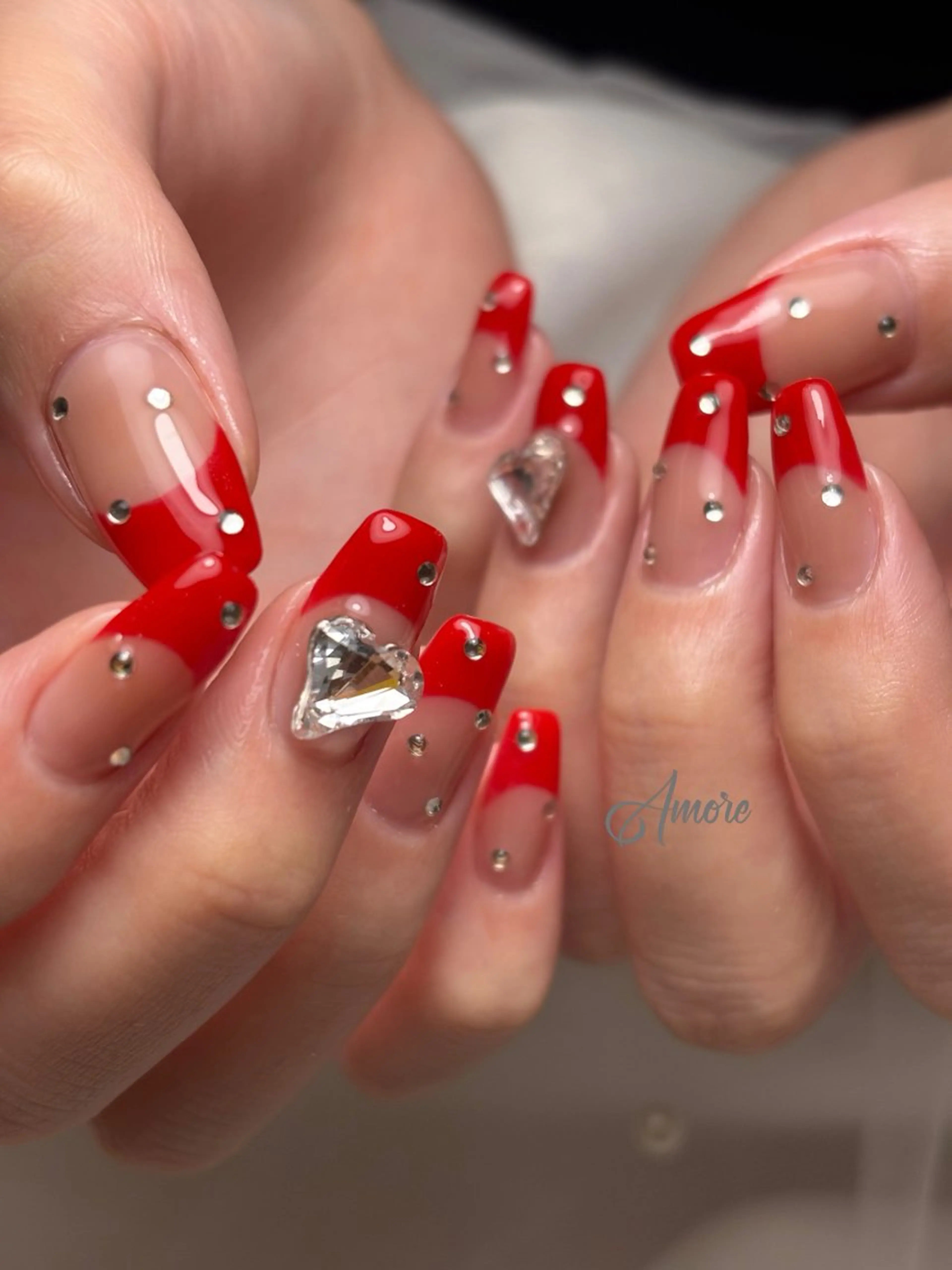 ネイル 桜ネイル フレンチネイル ジェルネイル キラキラネイル 韓国ネイル You kyehwaのネイルデザイン