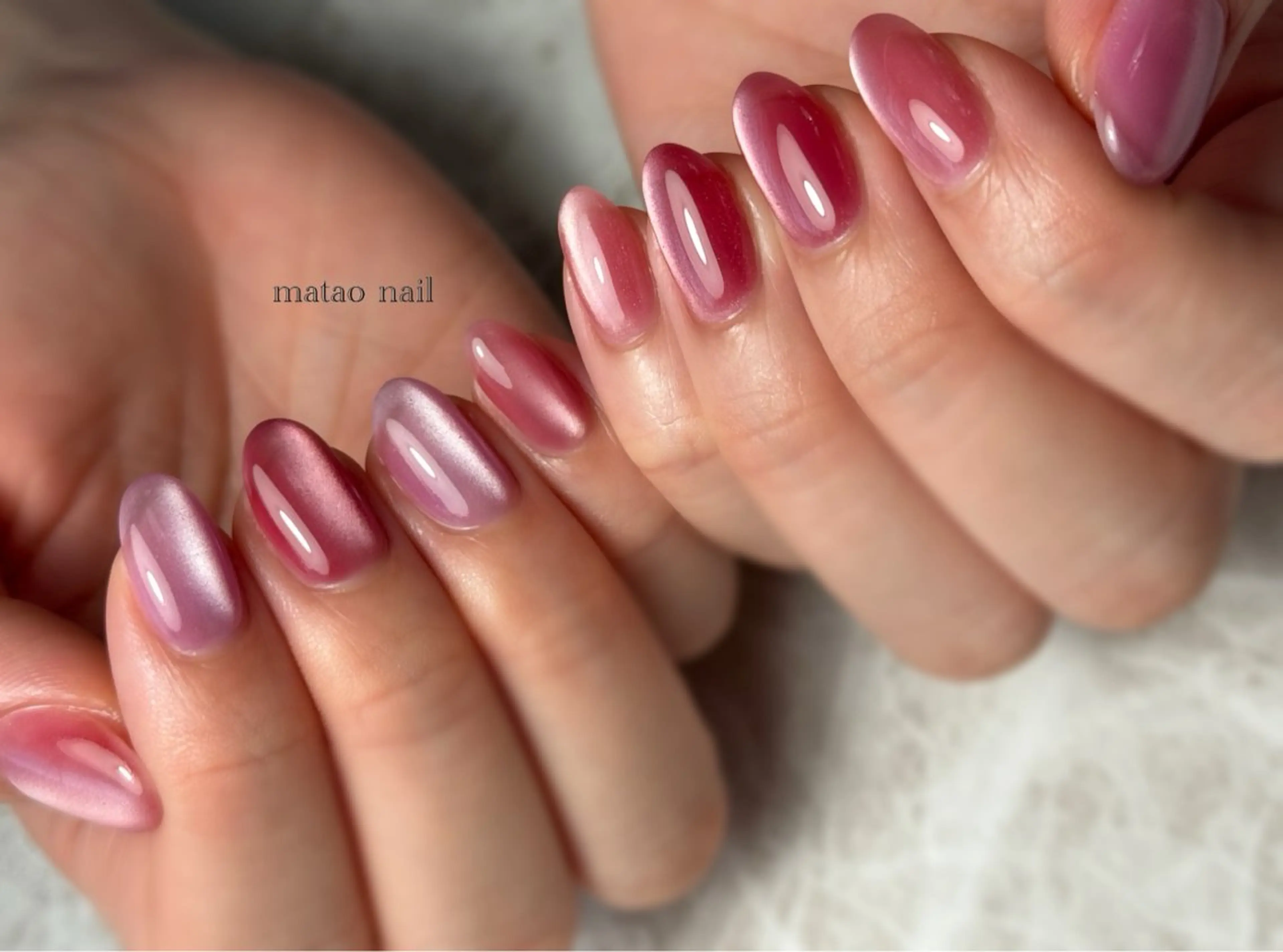 ネイル マグネットネイル ハンドネイル matao nailのネイルデザイン