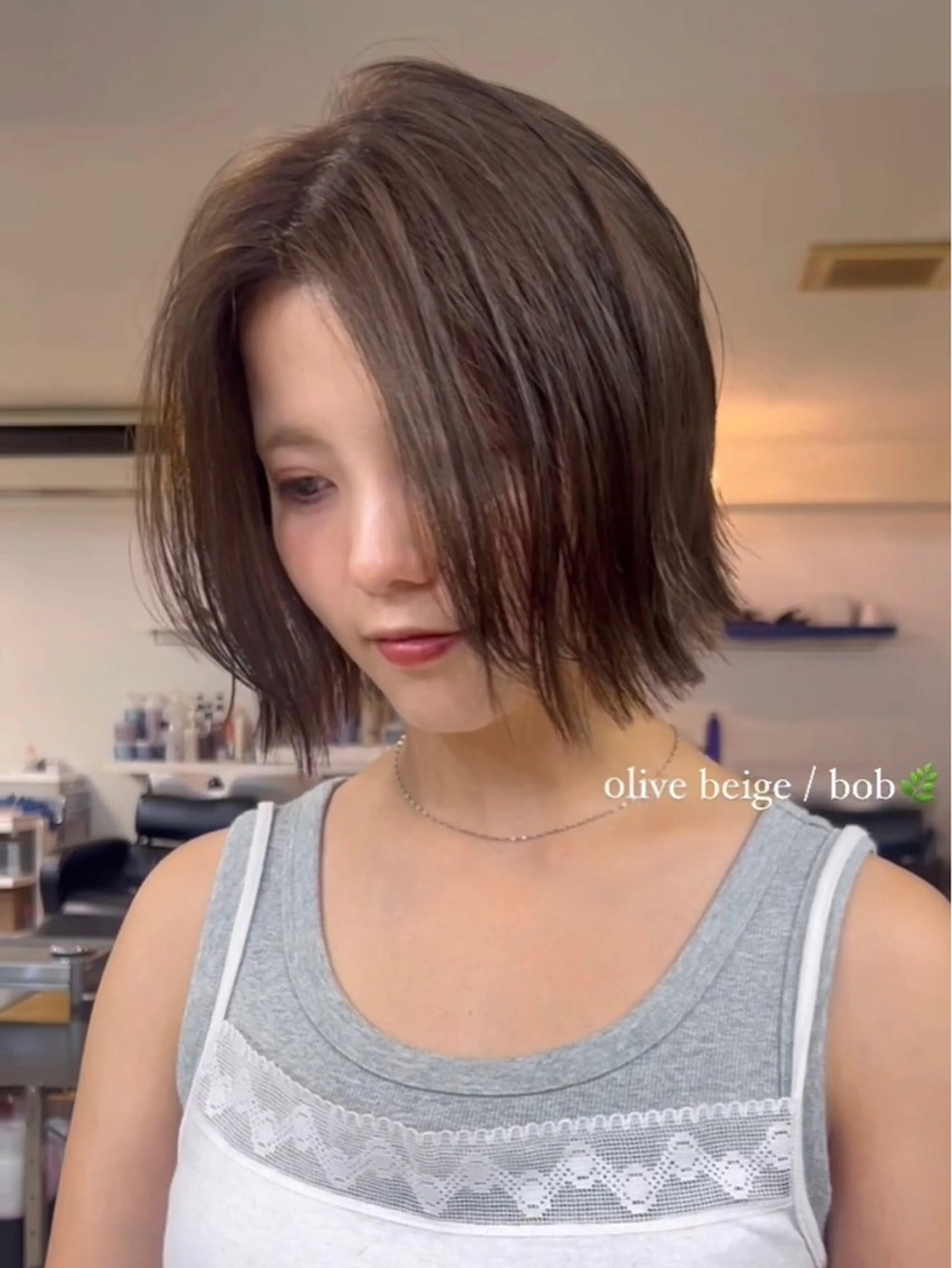 ショート ボブ SCEN所属・田中 千尋のヘアスタイル