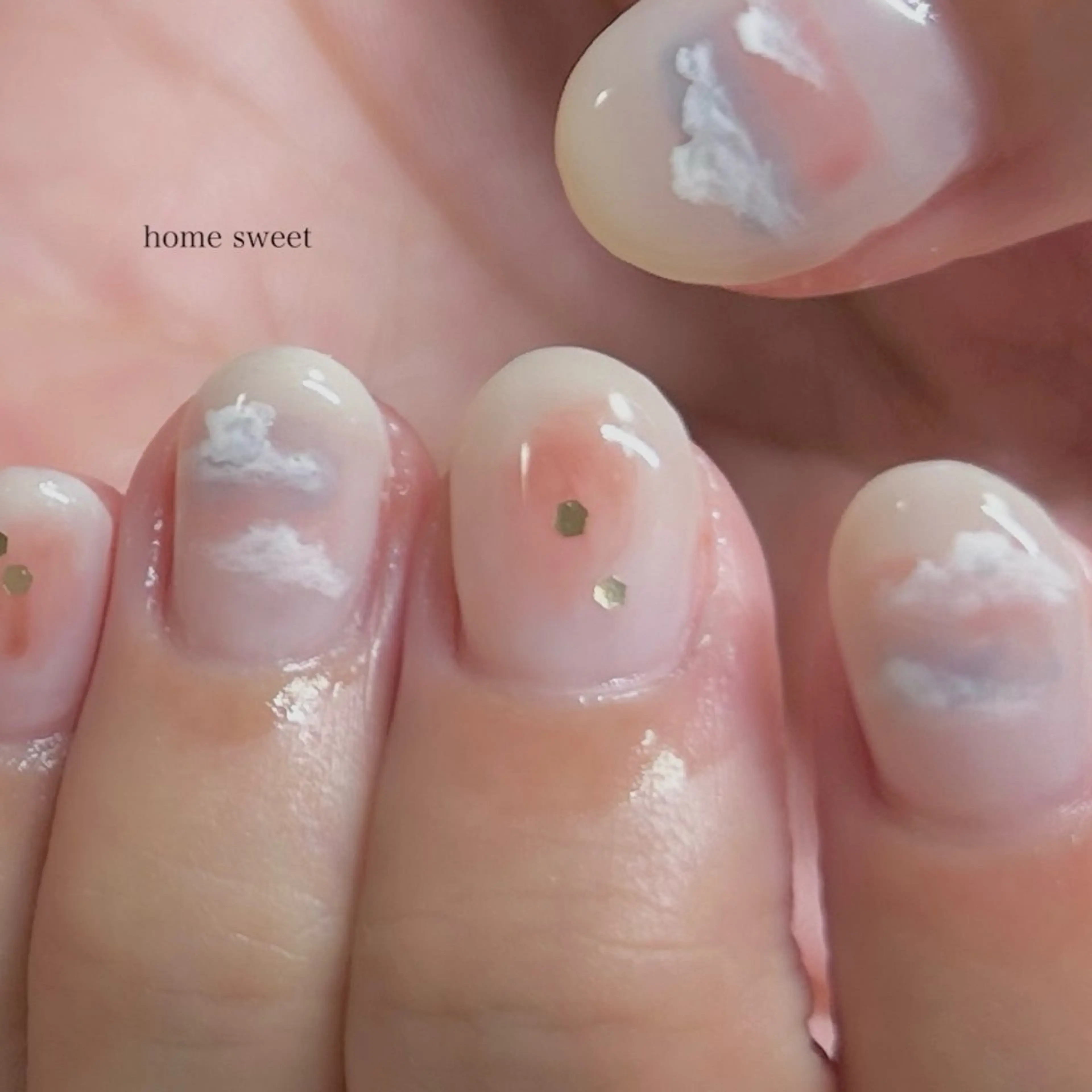 ショート ショートネイル. Home sweetのネイルデザイン