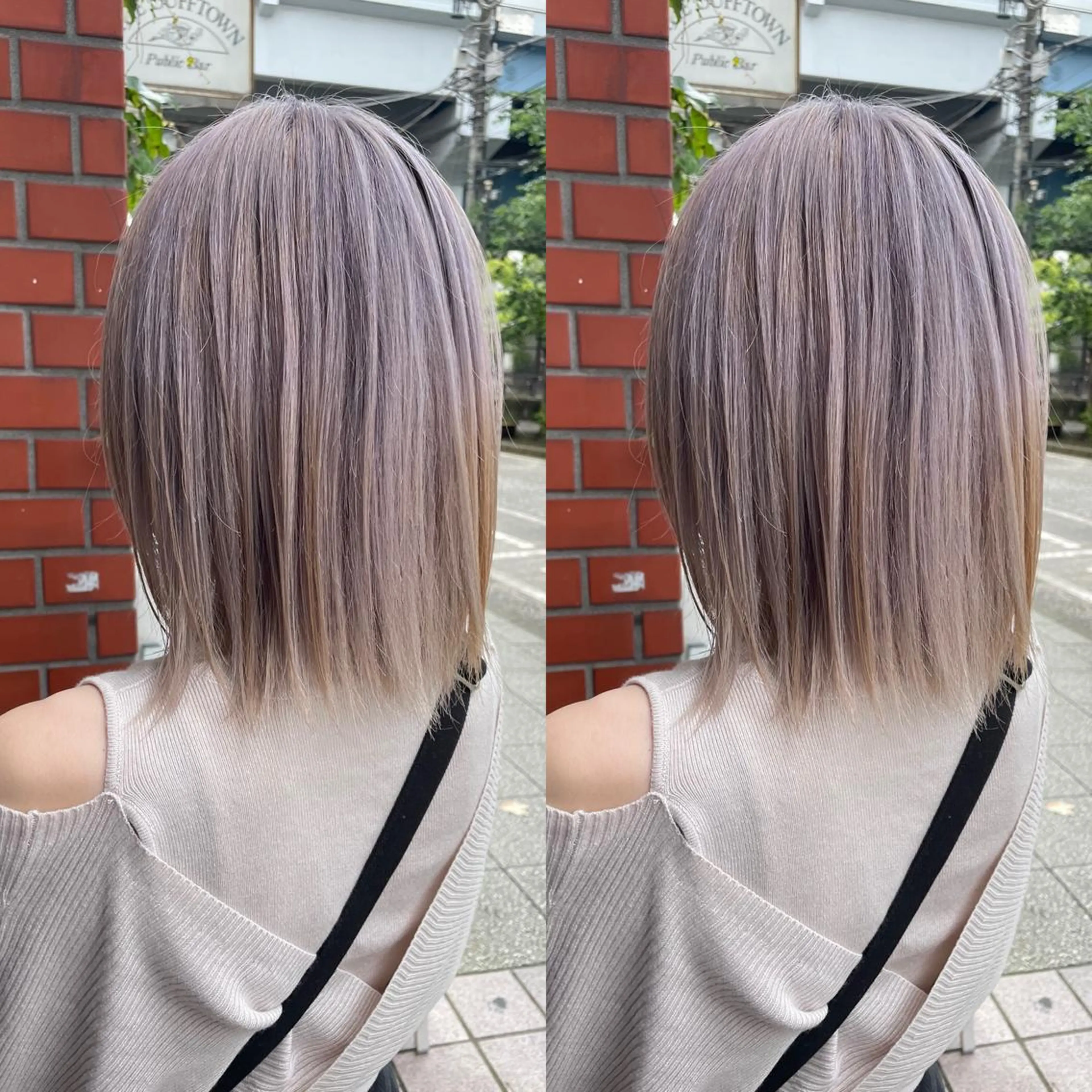 ミディアム 👑派手髪/カット 👑ANRYのヘアスタイル