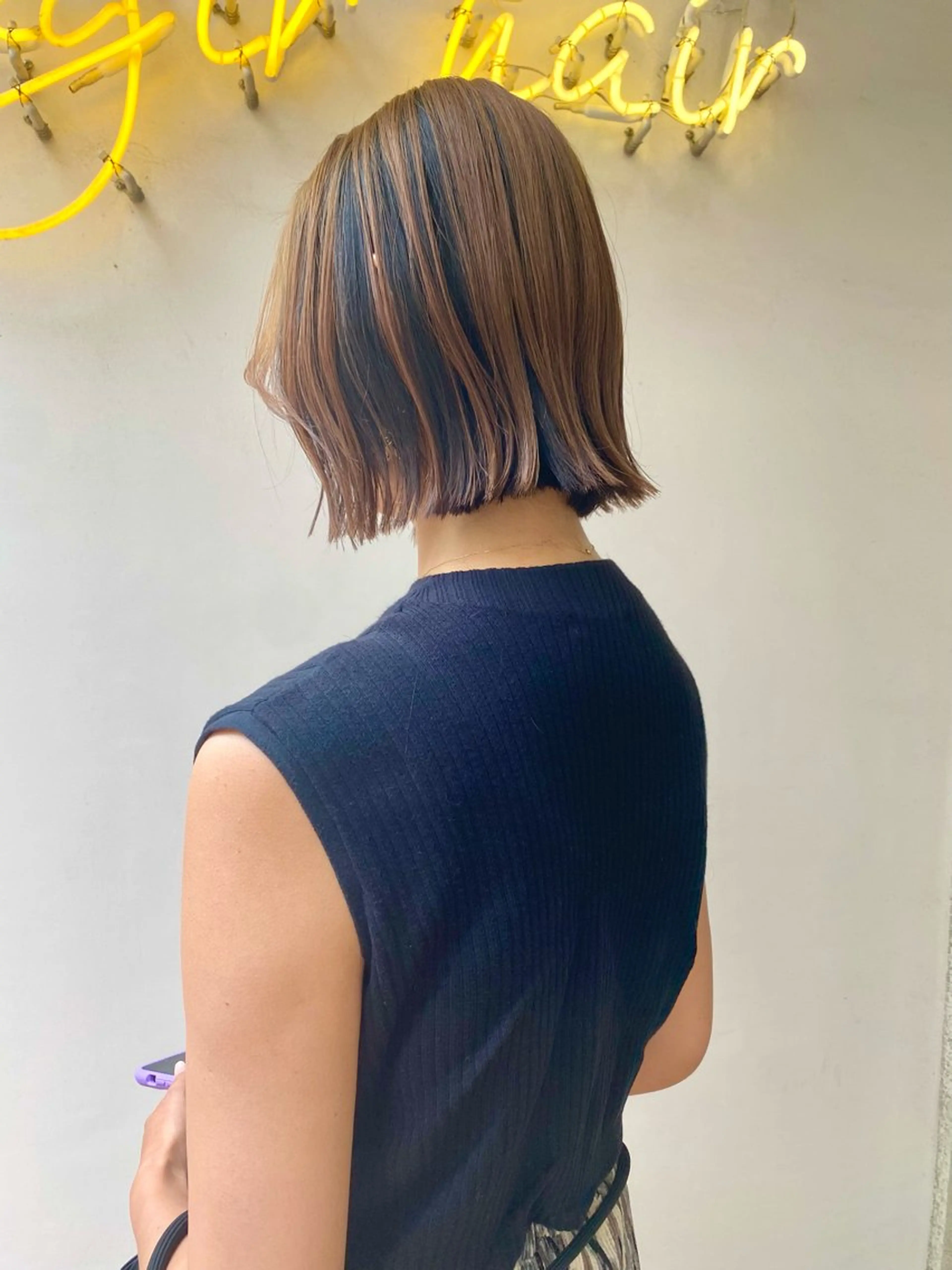 カラー ヘアカラー レイヤーカット🪽 MARINA🦩のヘアスタイル