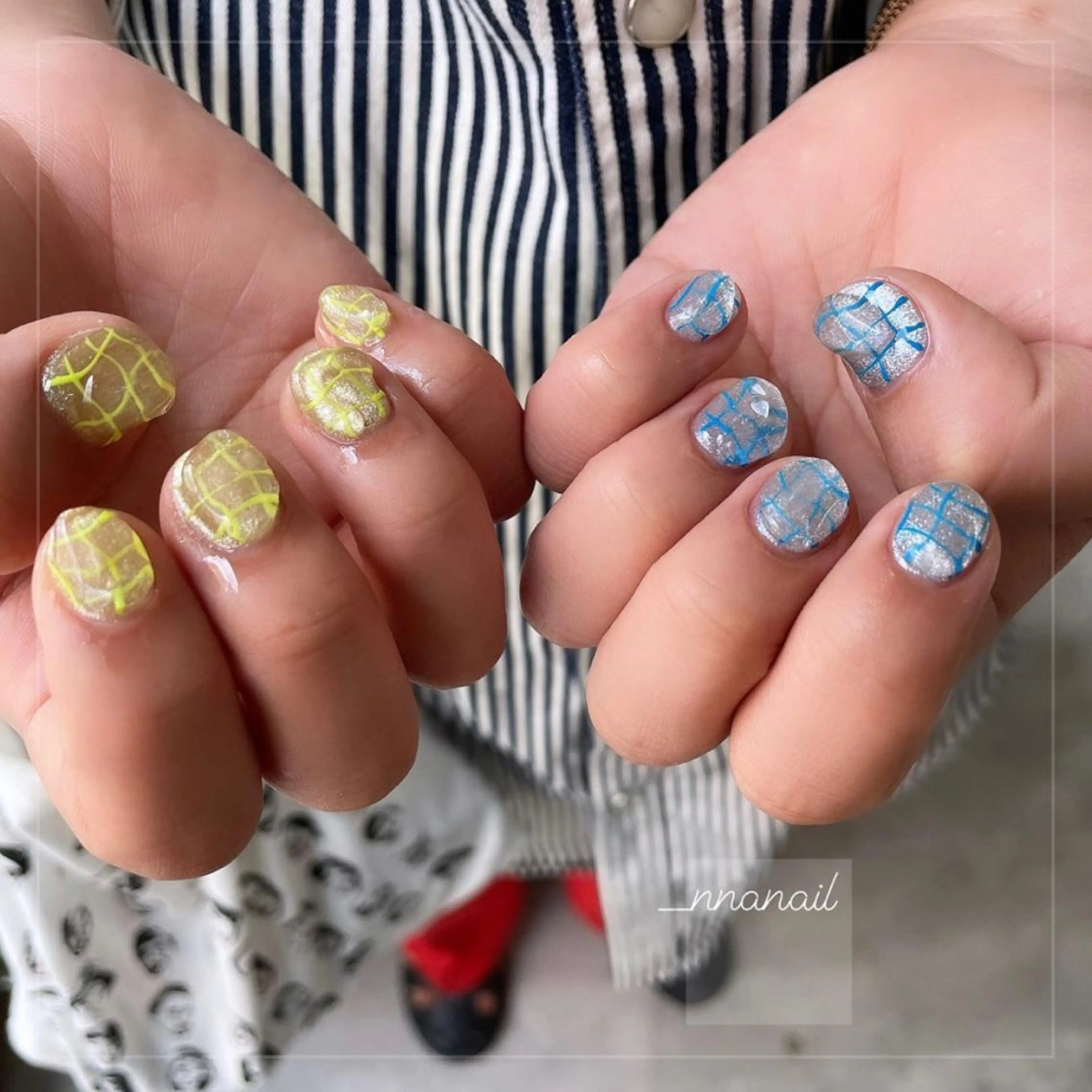 ネイル ハンドネイル GRANDE OSU Anna 🧸💛のマツエク・マツパデザイン