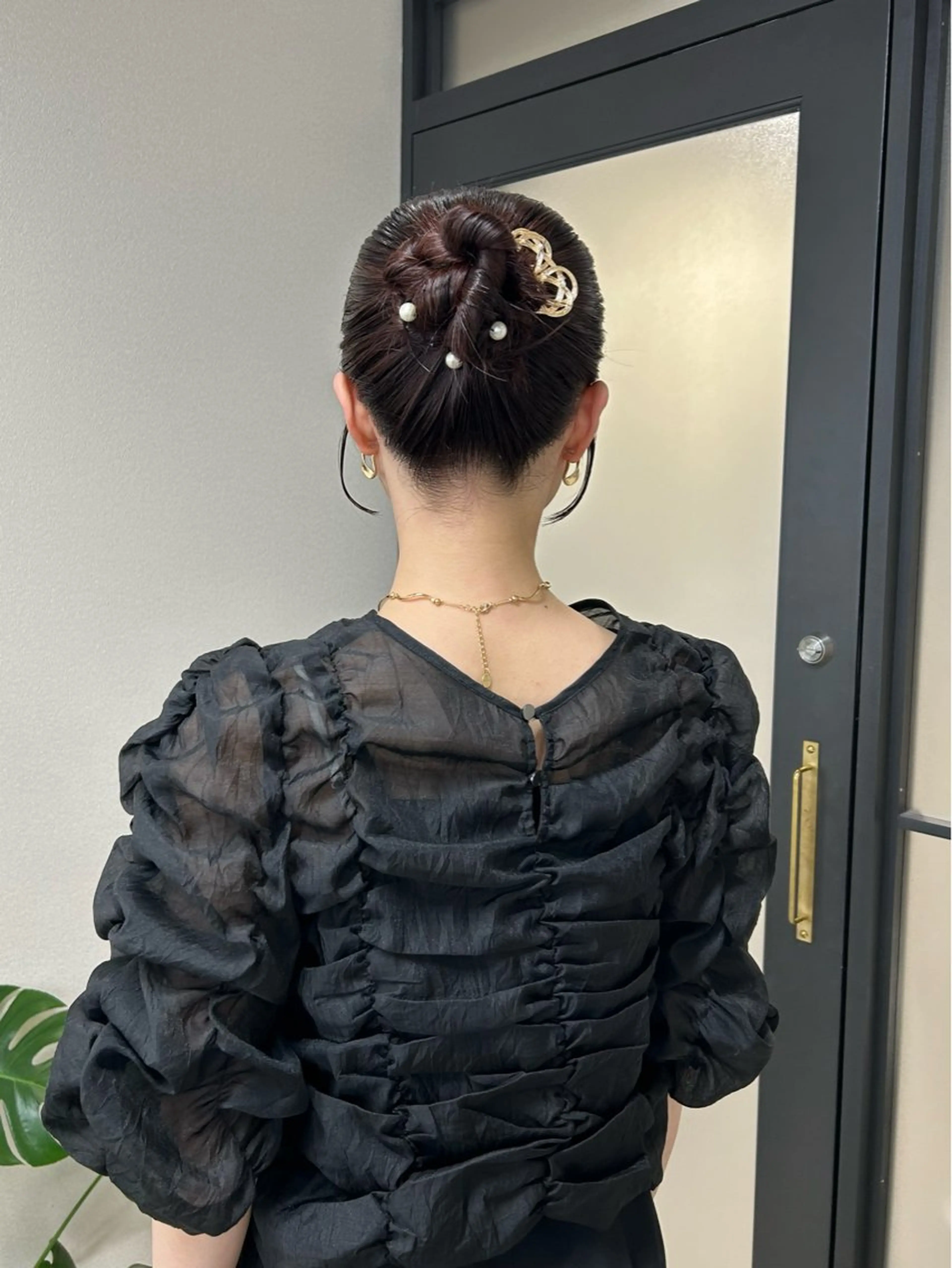 ショート ヘアアレンジ ボブ ヘアセット DOULAQ所属・AKO .のヘアスタイル