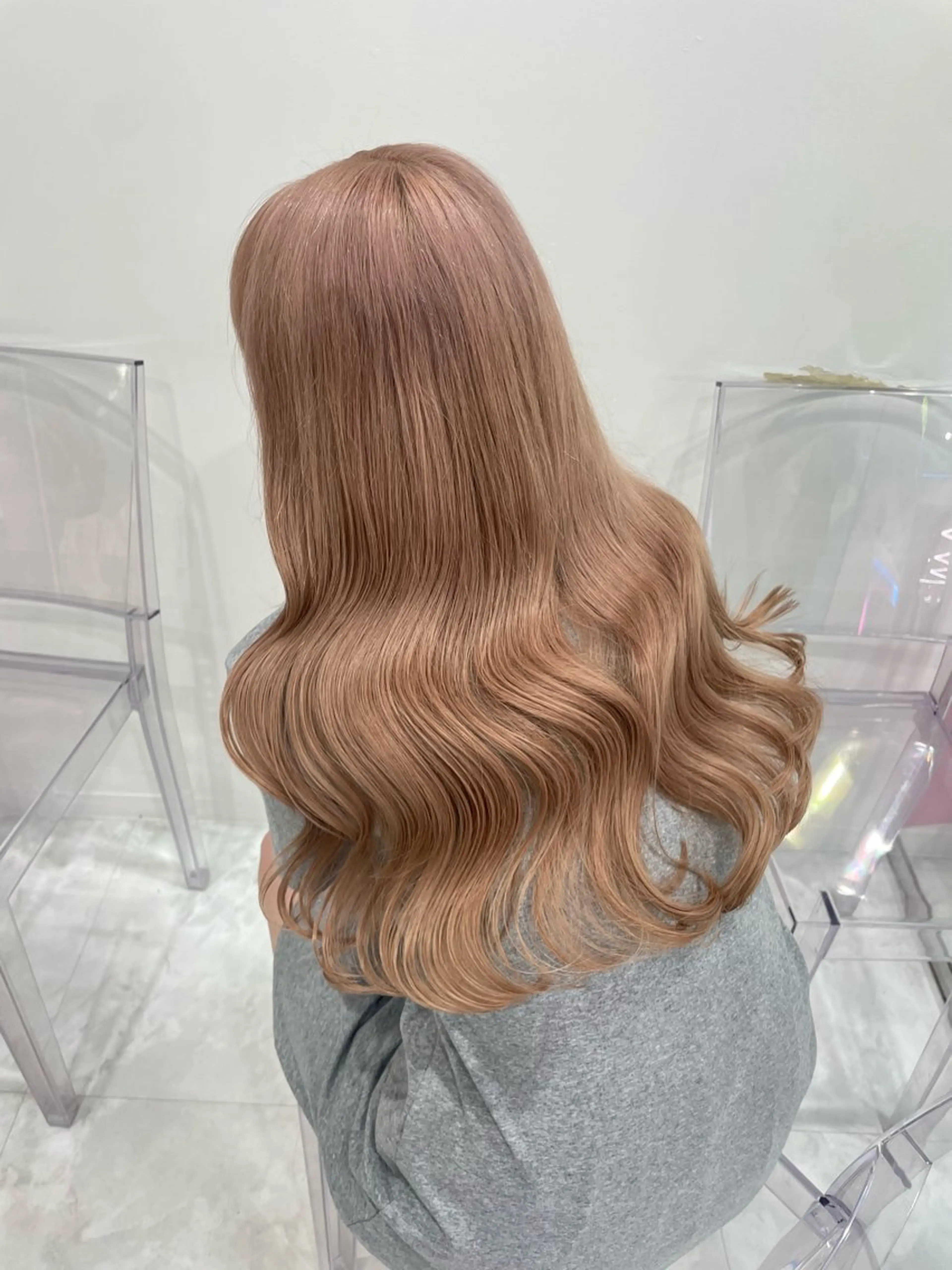 セミロング カラー ヘアカラー トリートメント ヘアセット 🎀愛されgirly ヘア🫧Ayakaのヘアスタイル