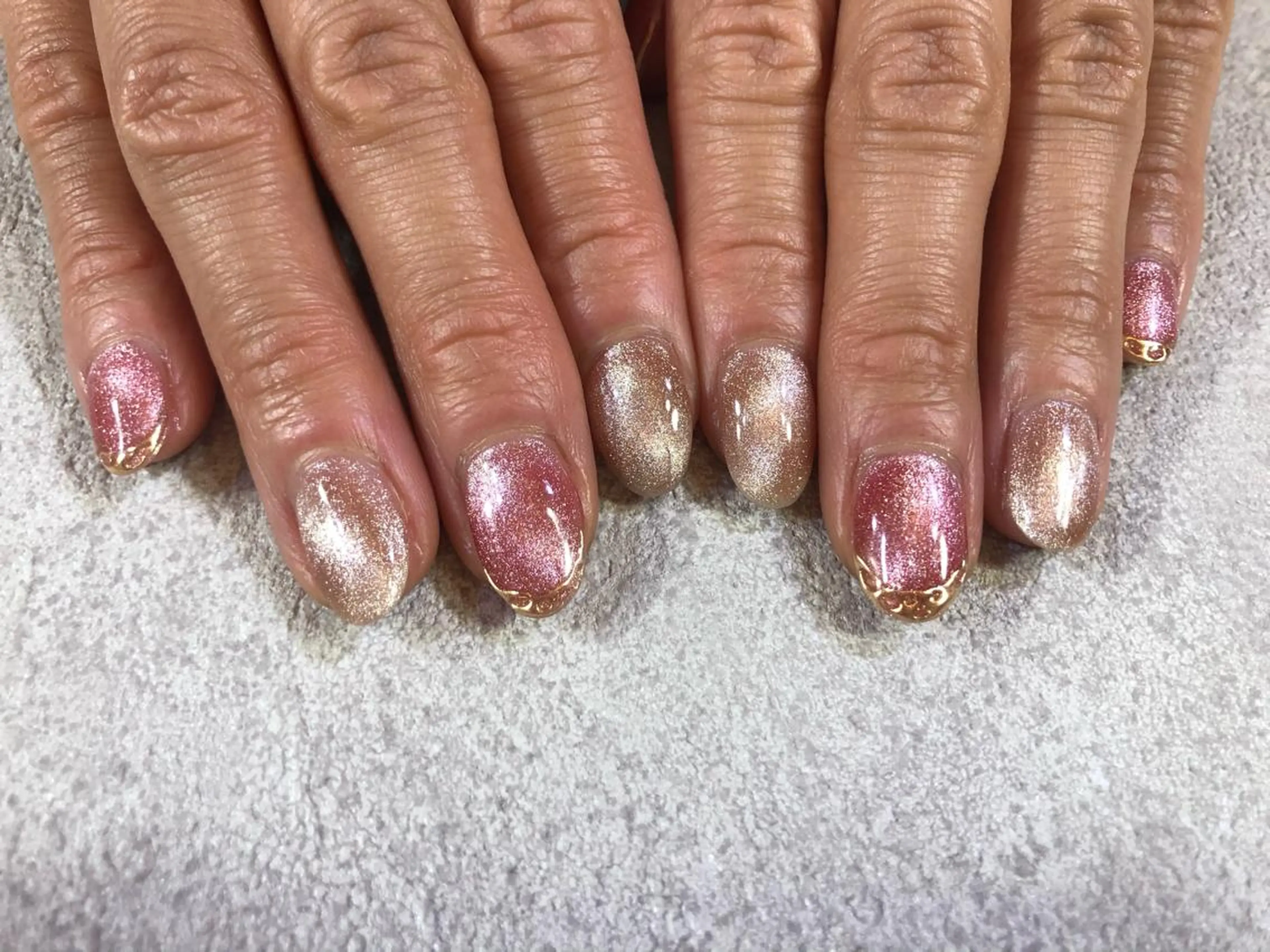 ネイル アートネイル フレンチネイル マグネットネイル ミラーネイル ハンドネイル Nnail所属・🌿Nnail🌿 プライベートサロンのネイルデザイン