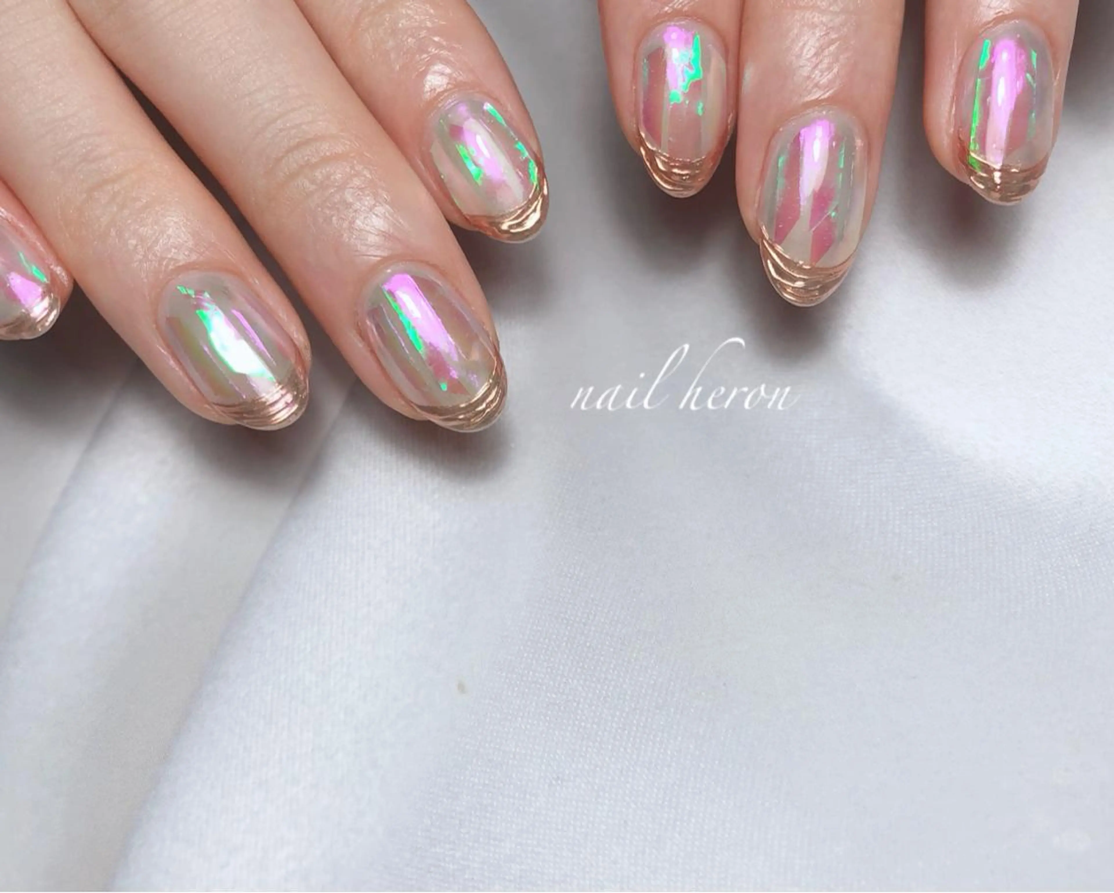 ネイル 氷ネイル・うるうるネイル ハンドネイル nail heron所属・saki_ nail heronのその他イメージ