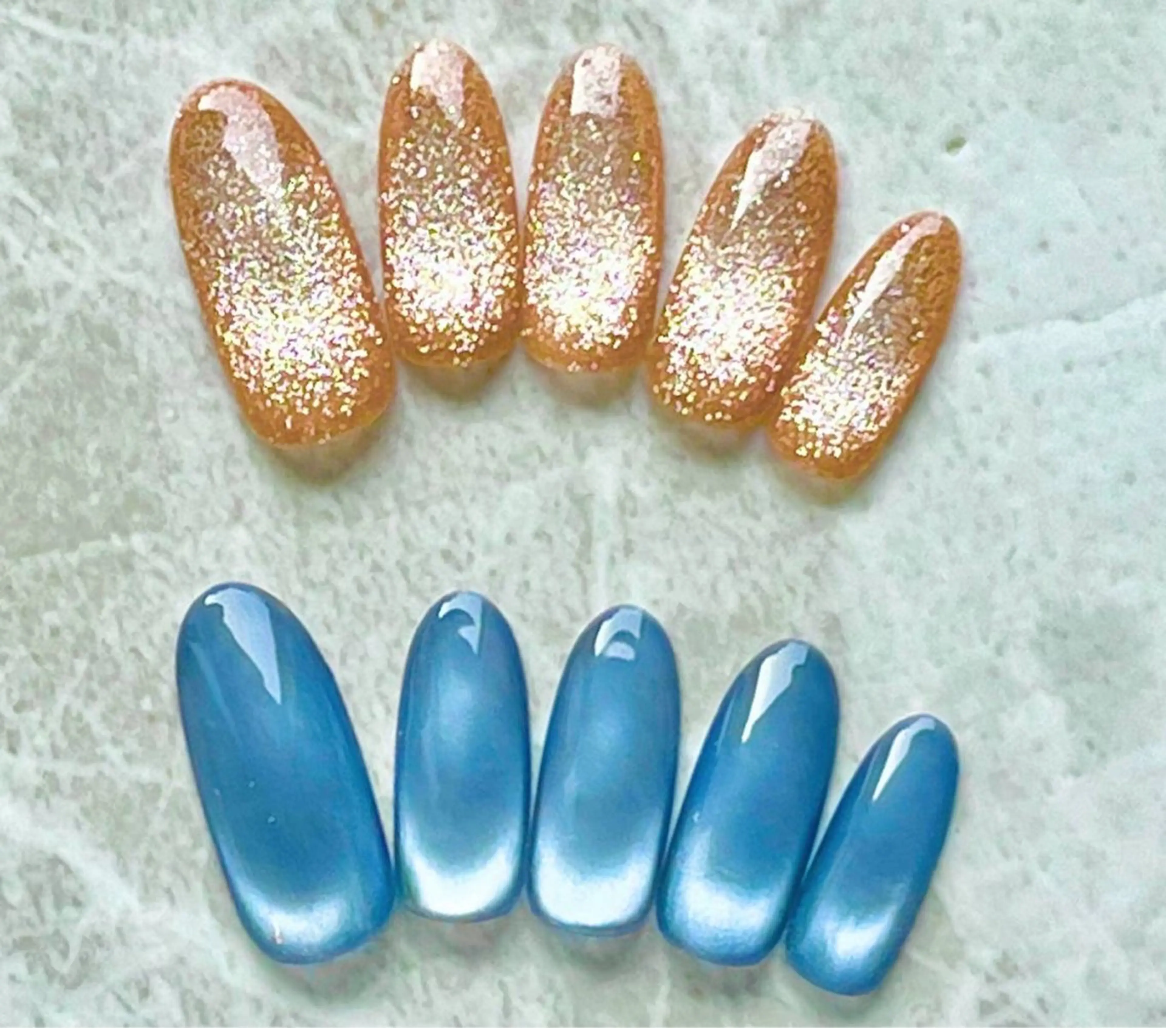 ネイル ジェルネイル マグネットネイル 🐾佐藤 りえ🐾のネイルデザイン