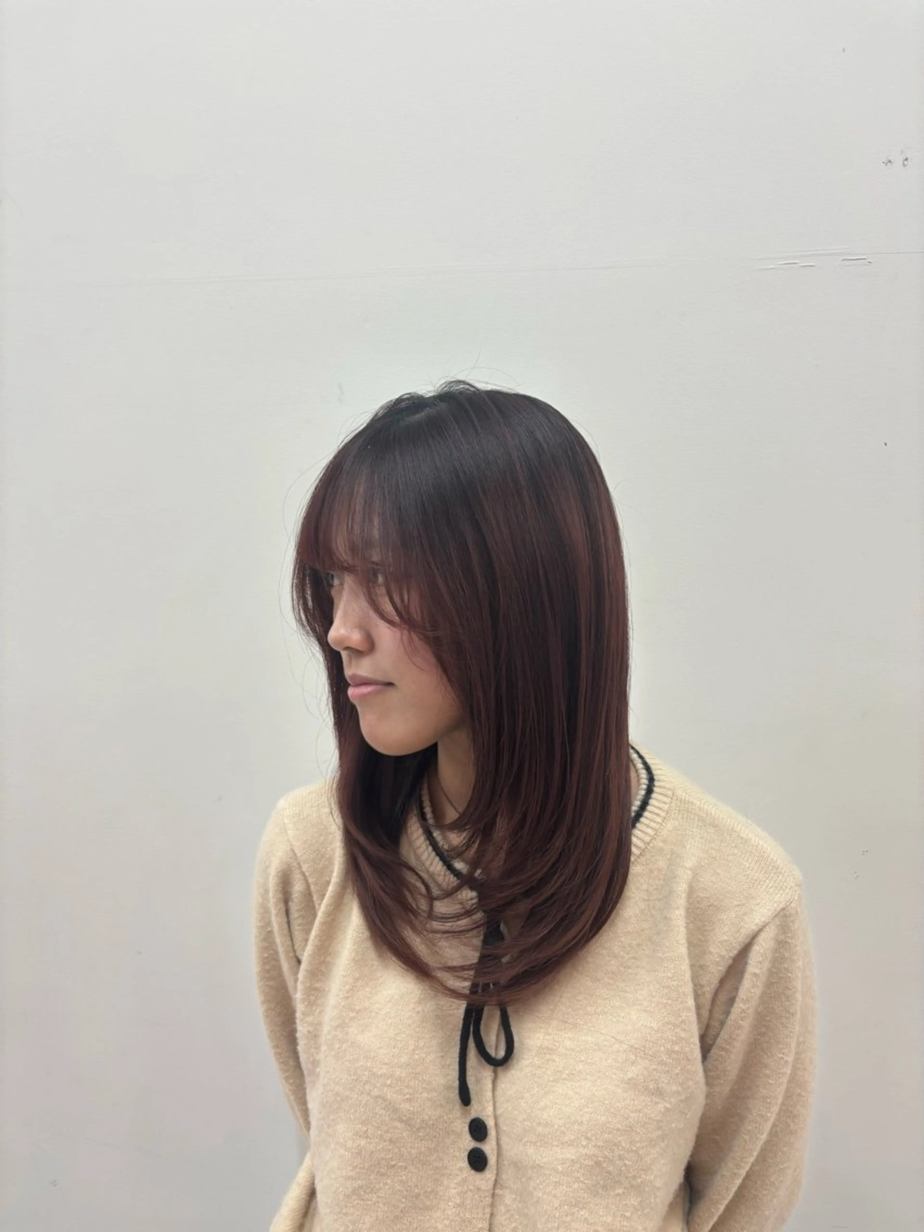 レイヤーカット＋簡単トリートメントの写真