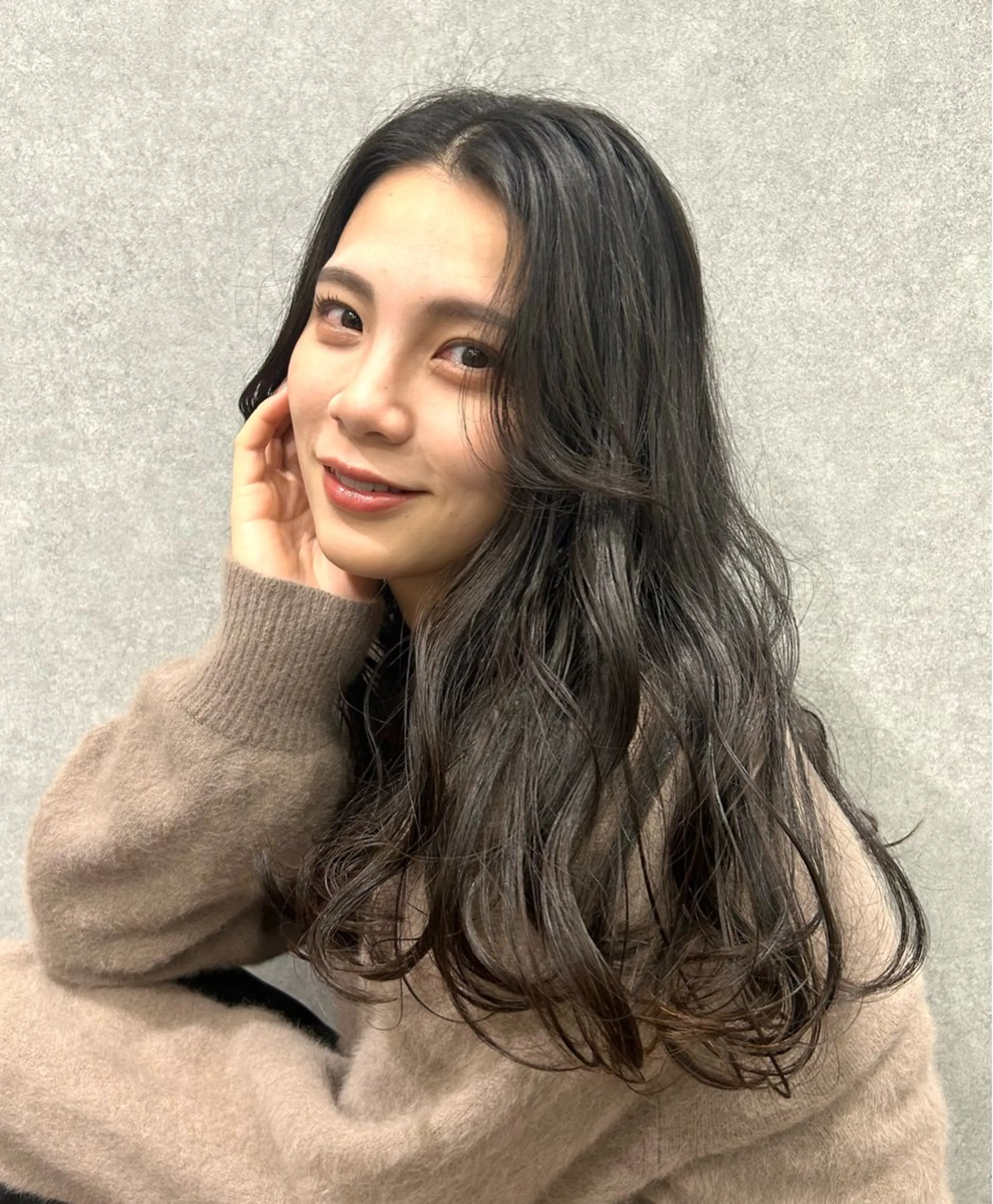 ロング カラー Lien by kiitos所属・韓国ヘア×レイヤー カット/上田丈也のヘアスタイル