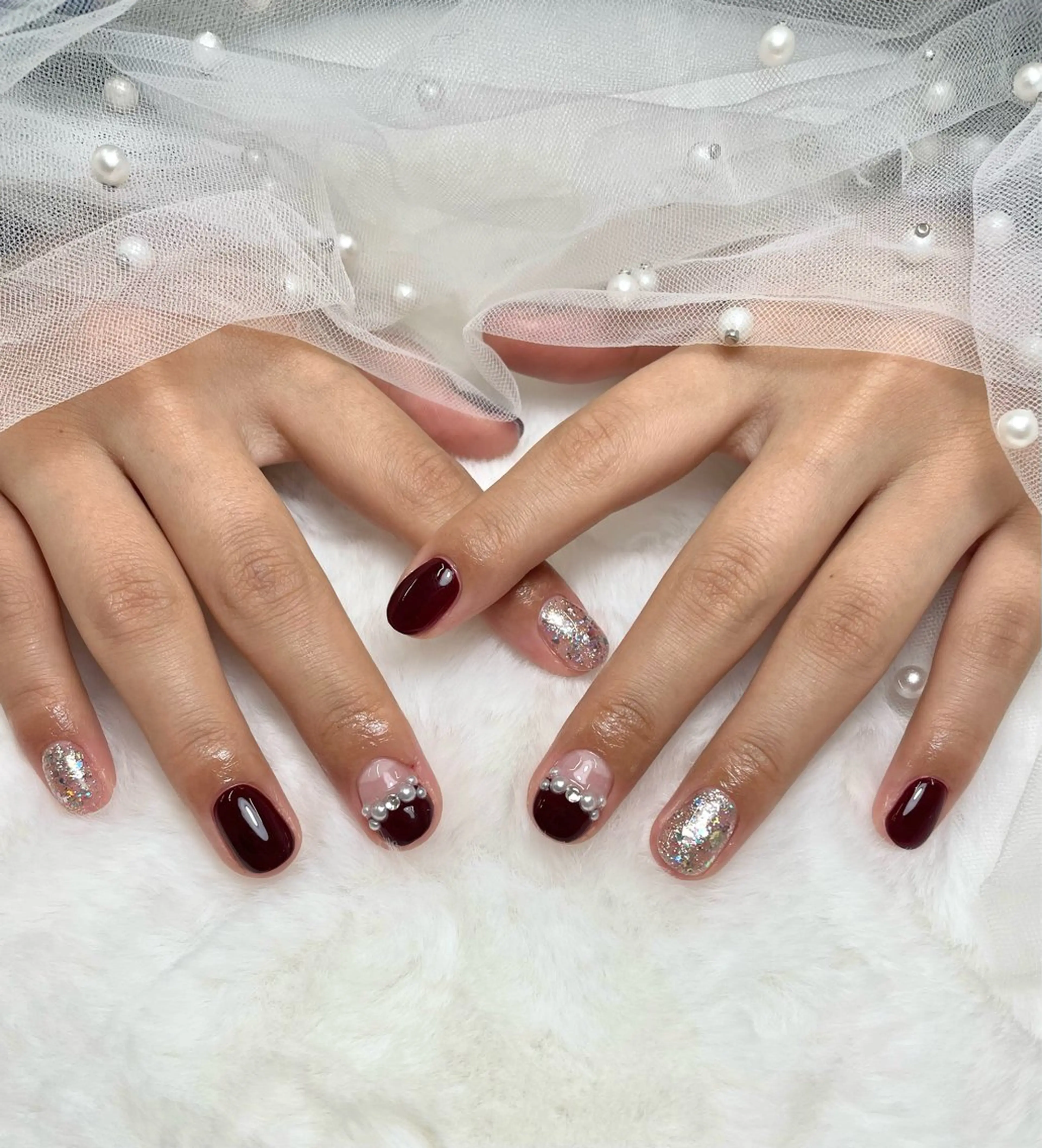 ネイル ハンドネイル 竹 🎋のネイルデザイン