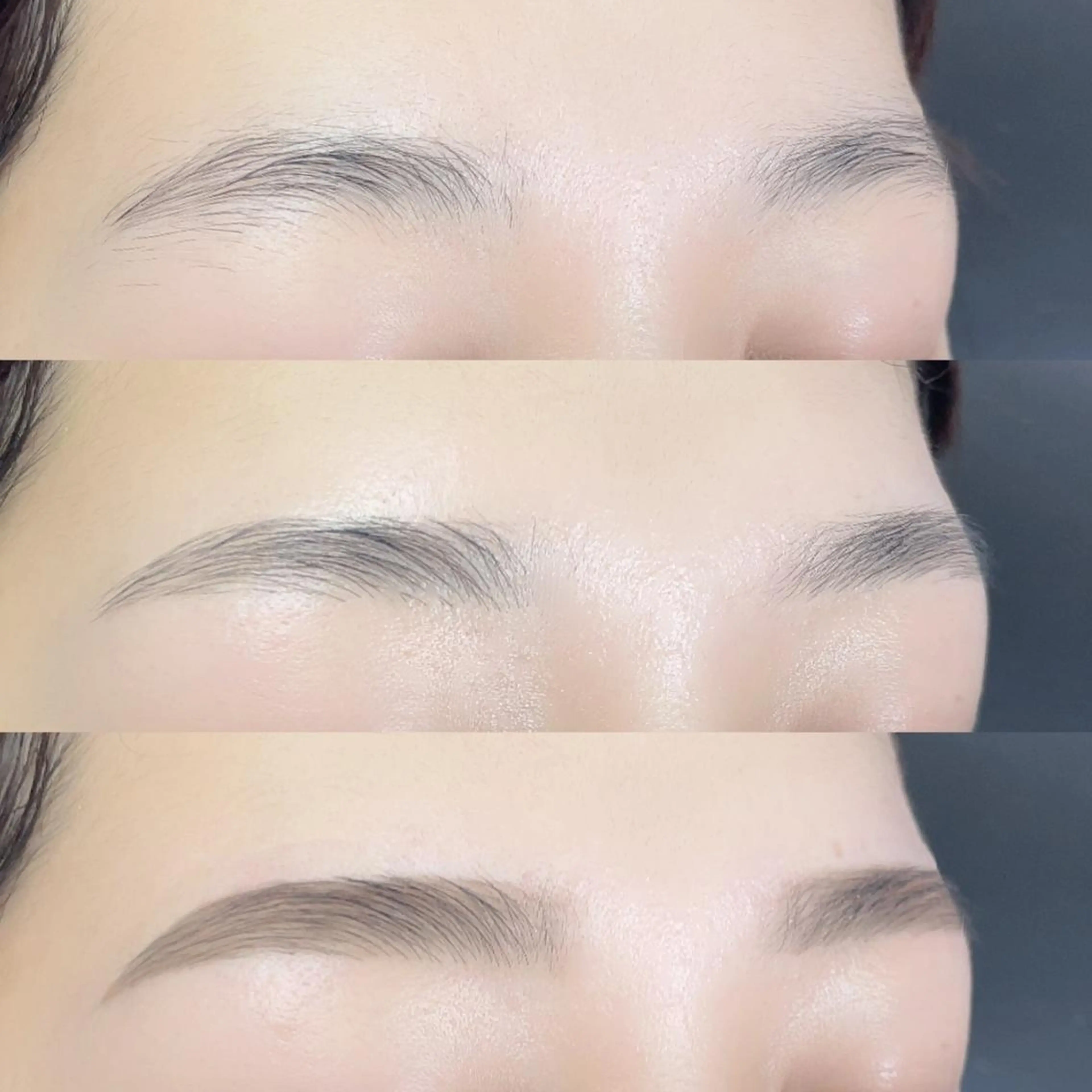 【トレーニングモデル限定🤎】美眉アイブロウWAX/眉メイク/毛量調整有（間引き)の写真