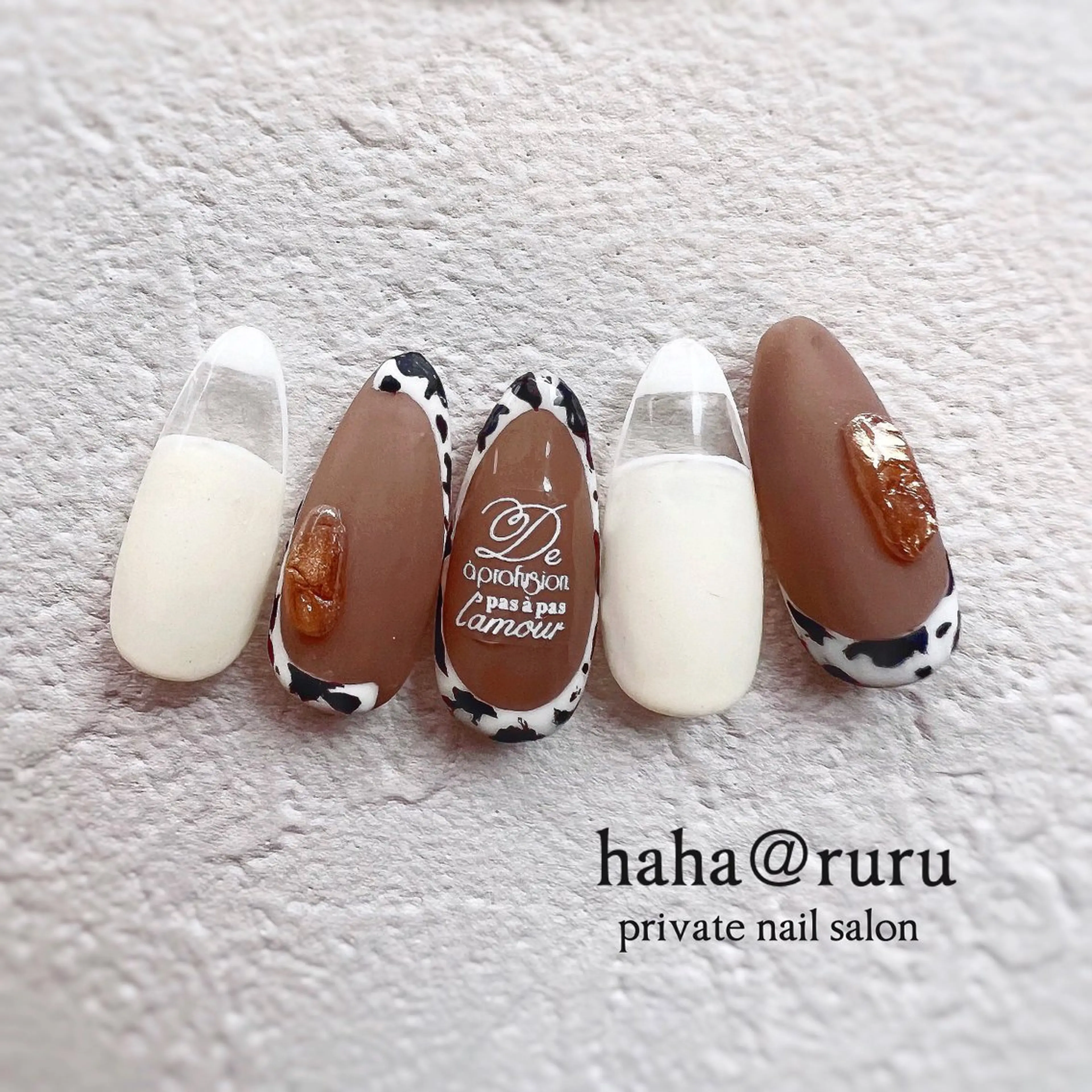 ネイル フットネイル haha@ ruruのネイルデザイン