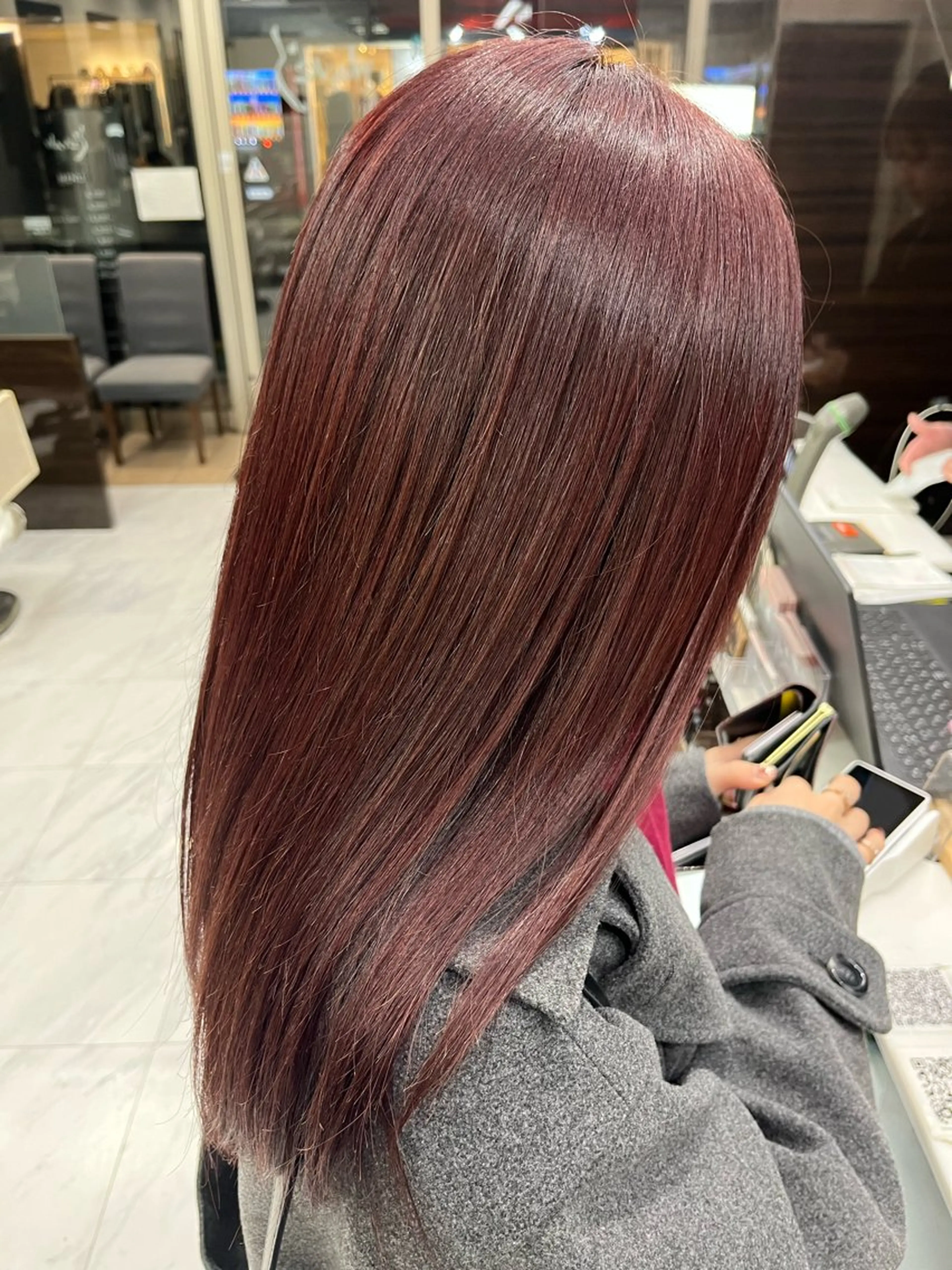 セミロング ☘️上村 歩夢☘️ メンズカットモデルのヘアスタイル