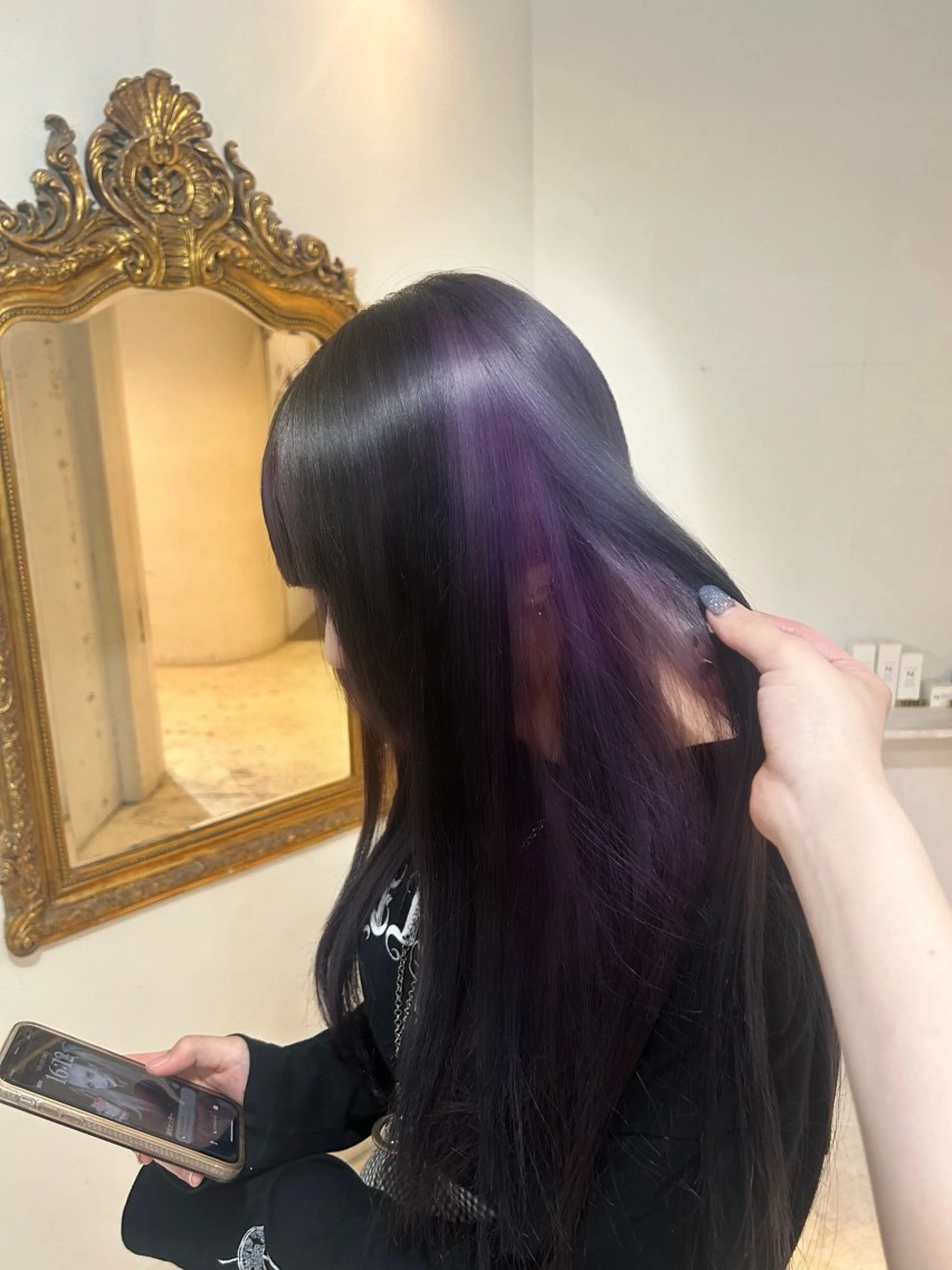 ロング ヘアカラー トリートメント ⋆｡˚✩kokoro /ダブルカラー💎のヘアスタイル