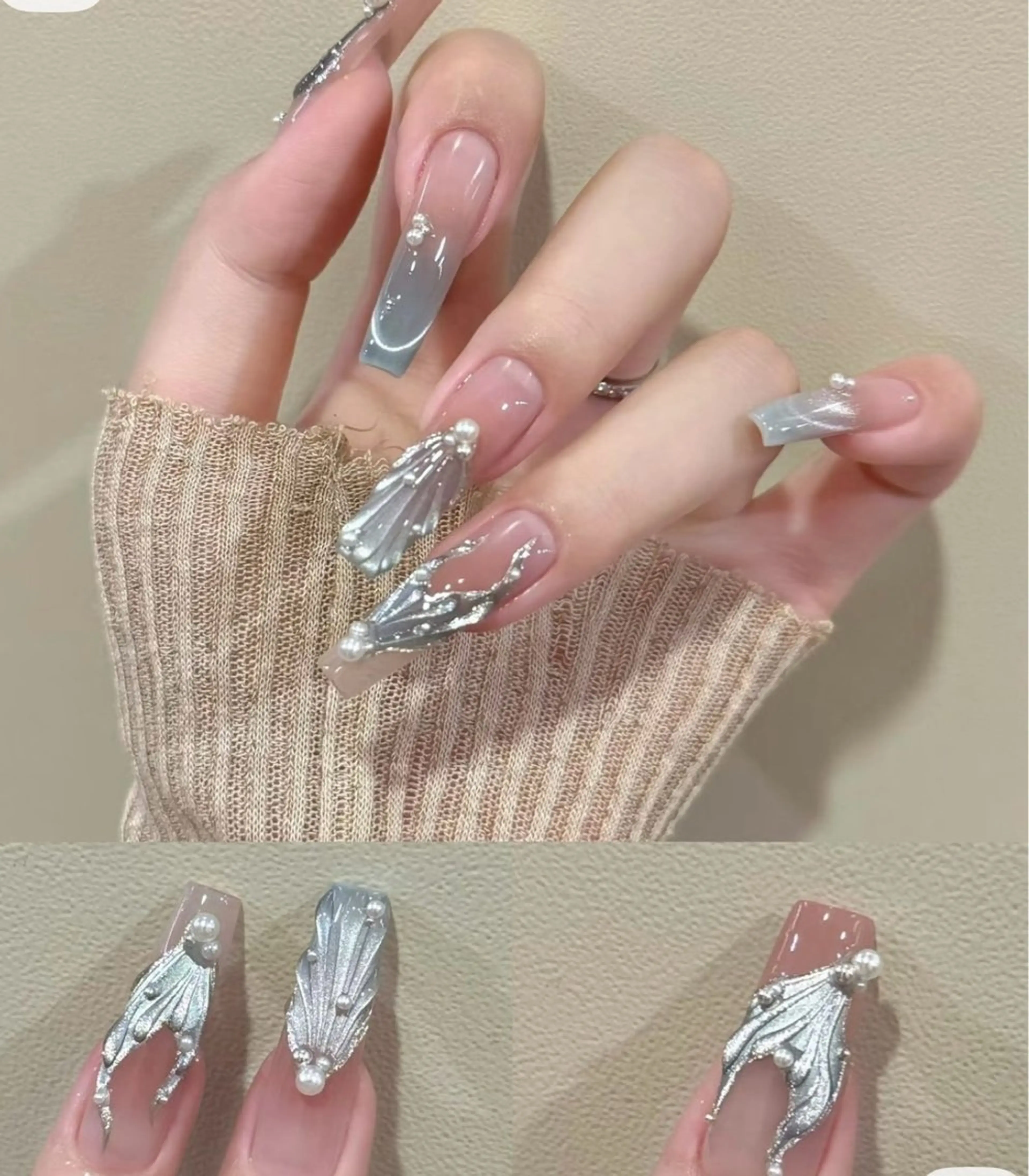 ネイル アートネイル フットネイル フレンチネイル ジェルネイル 韓国ネイル ハンドネイル フットネイル ハンドケア YURI Nail Narita所属・YURI Nail NARITAのネイルデザイン