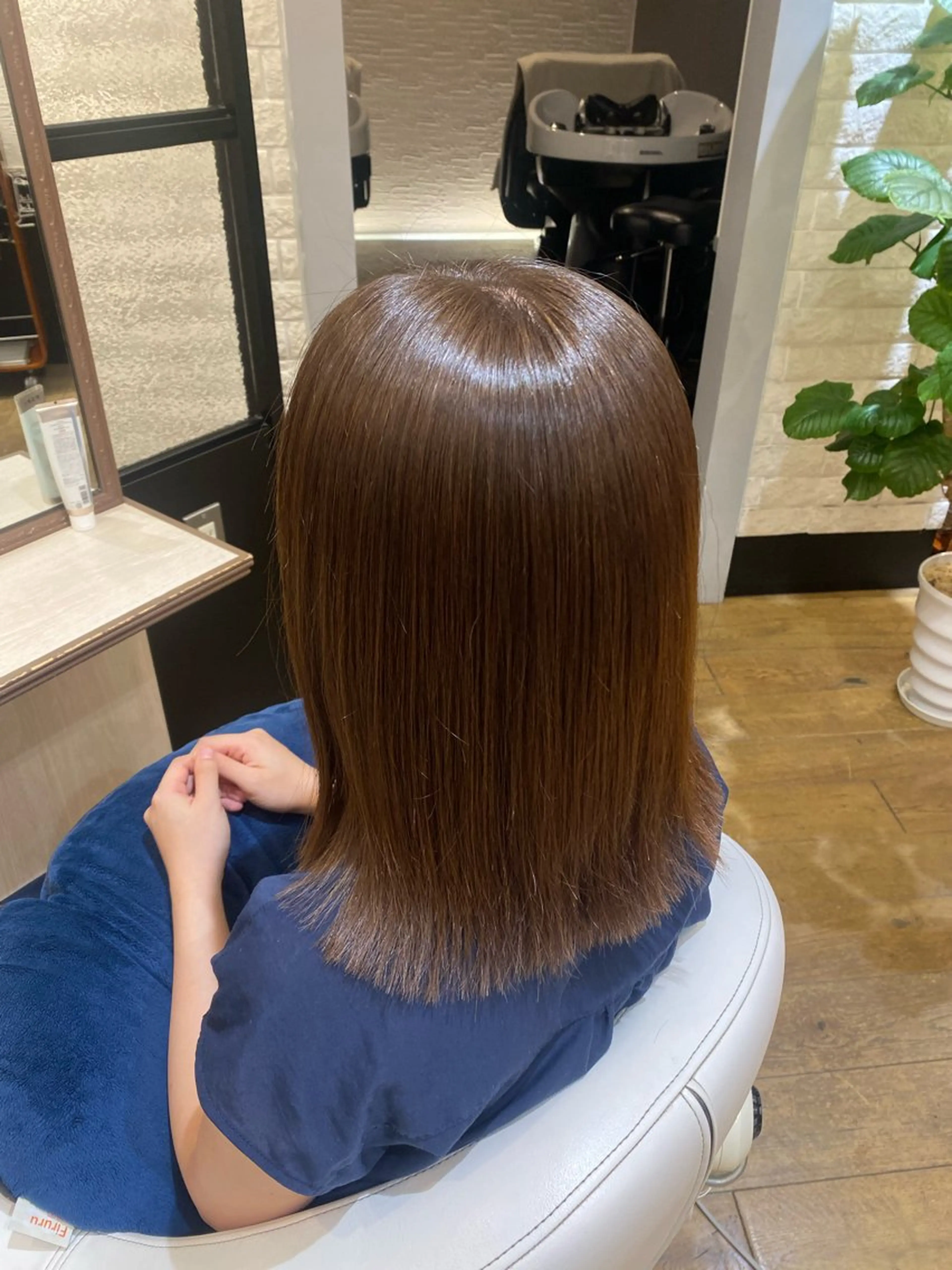ミディアム カラー 透明感カラー ボブ ホソカワ マイカ ★彡のヘアスタイル