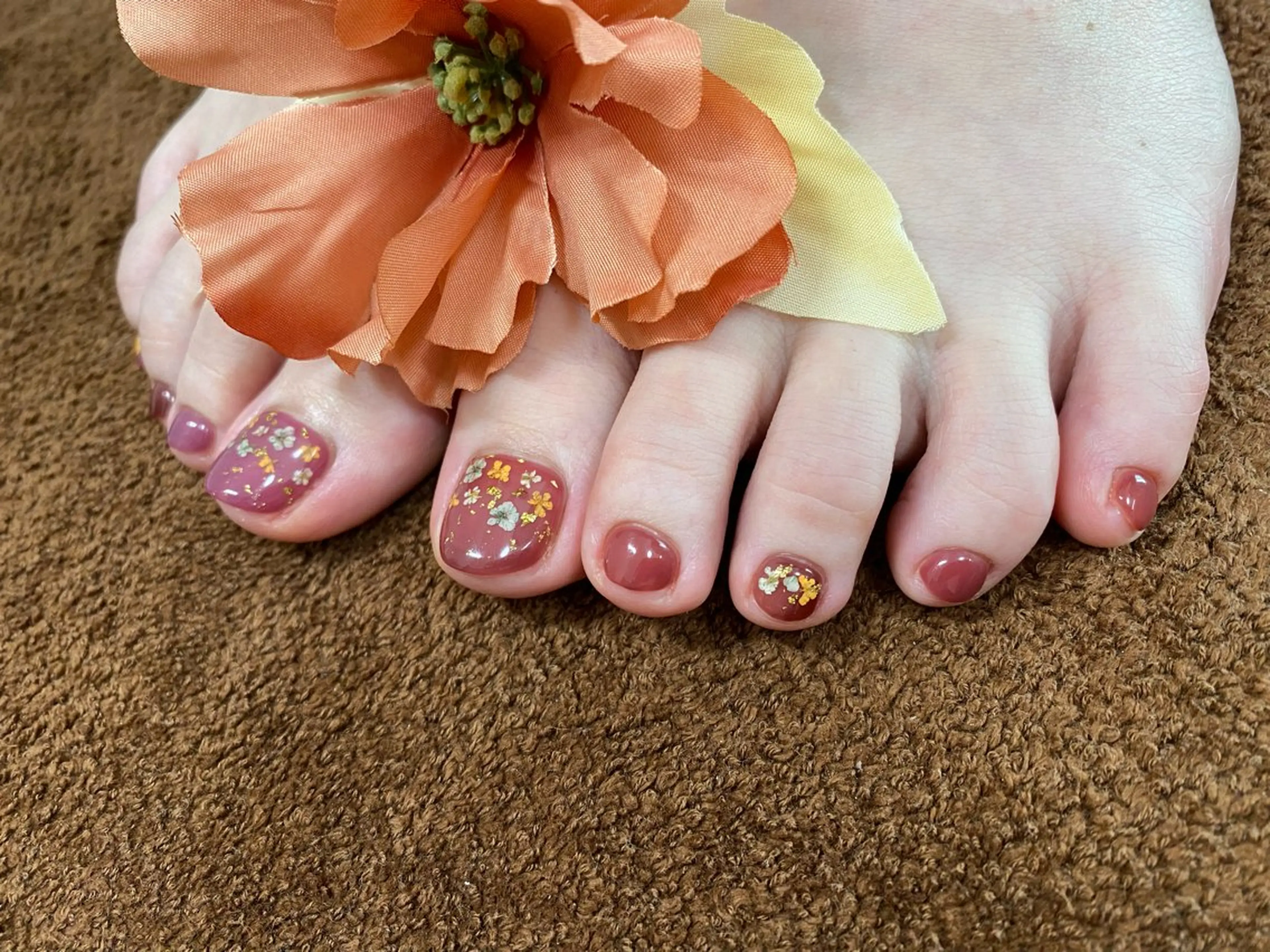 ネイル フットネイル Glanz  Nail aのネイルデザイン