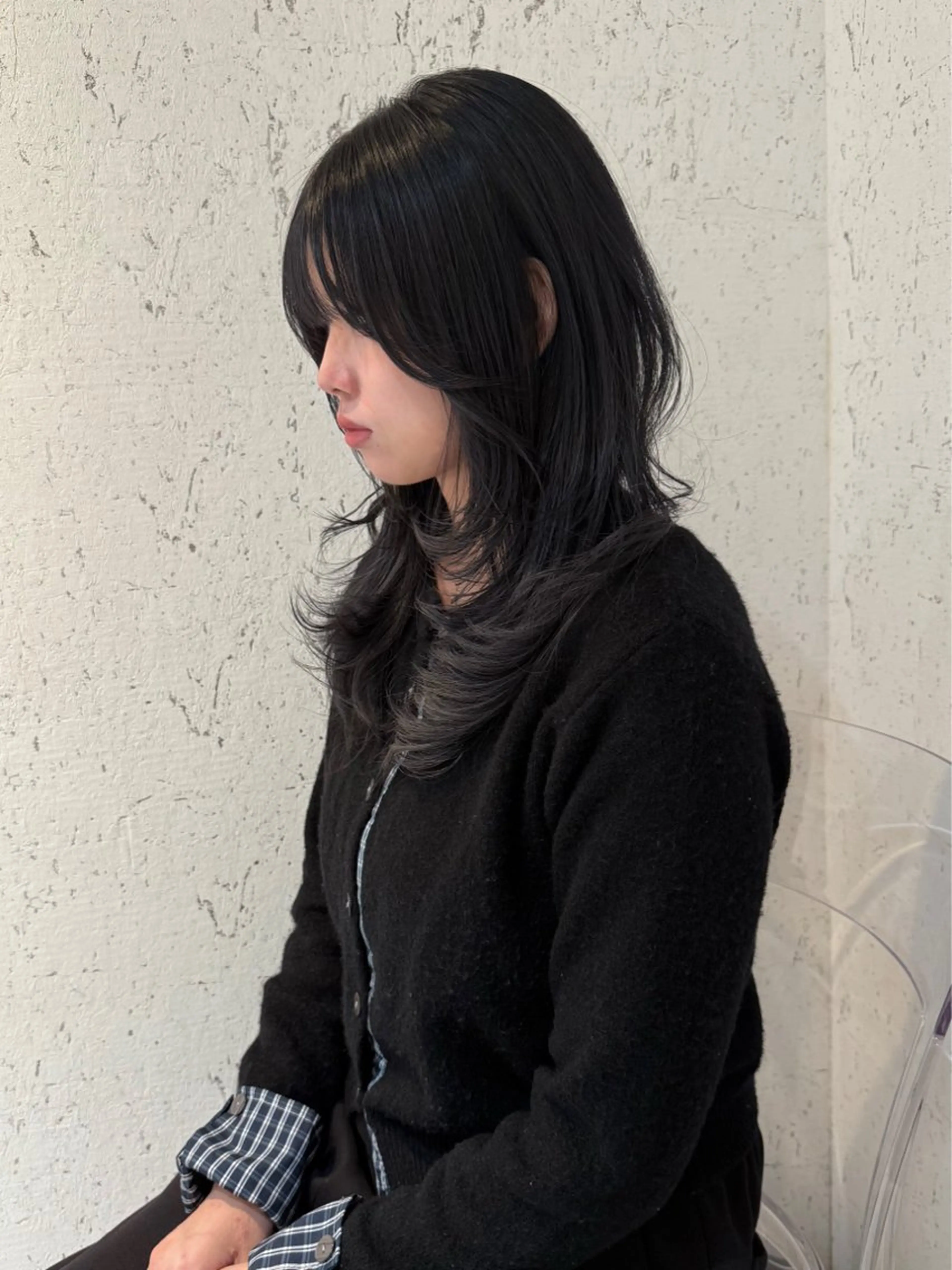 セミロング カラー ブリーチ 透明感カラー カット ヘアカラー トリートメント mai / linoah˚✧のヘアスタイル