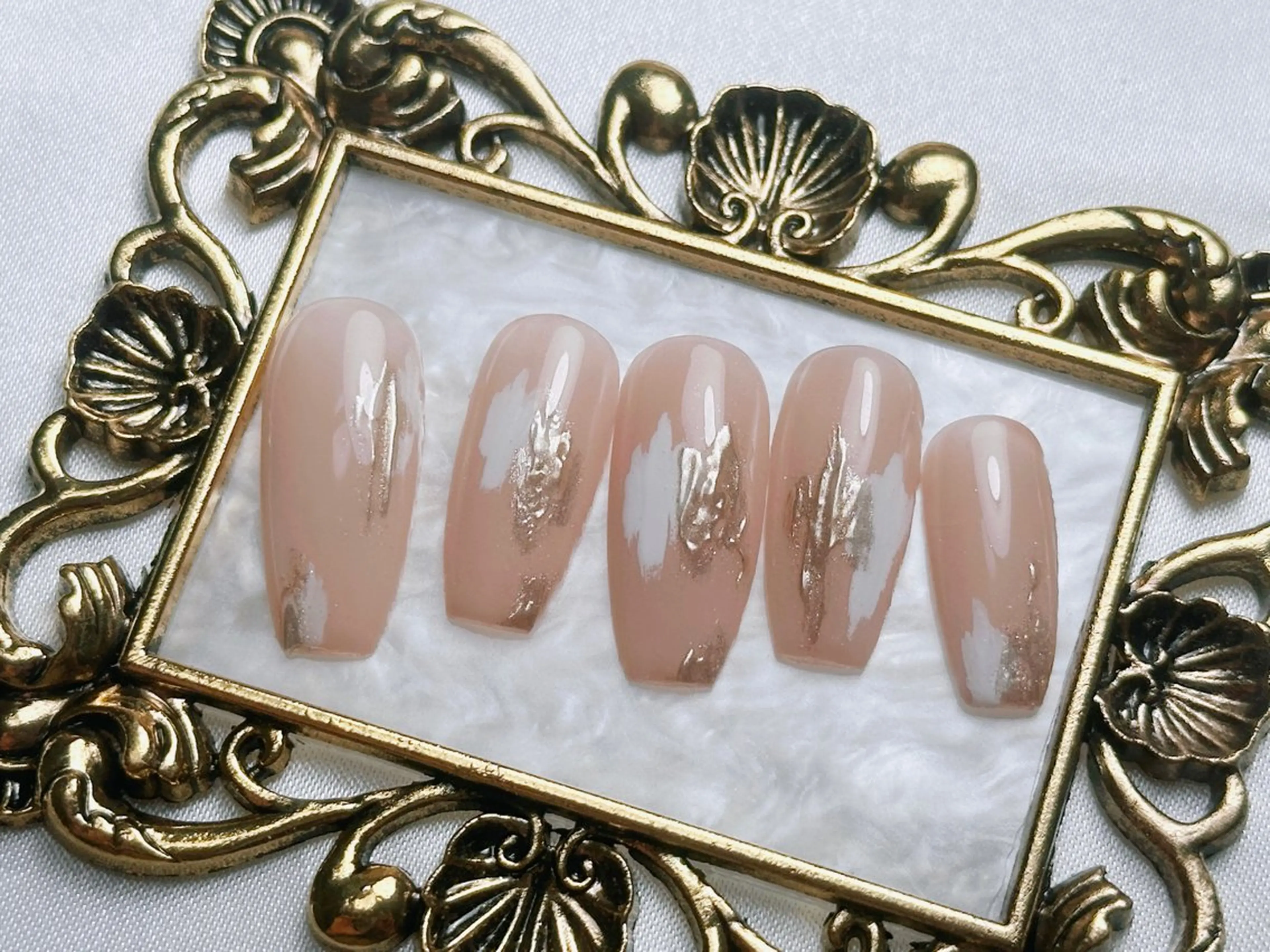 ネイル マグネットネイル ニュアンスネイル オフィスネイル ワンカラーネイル ピンク Mnail _KKのネイルデザイン