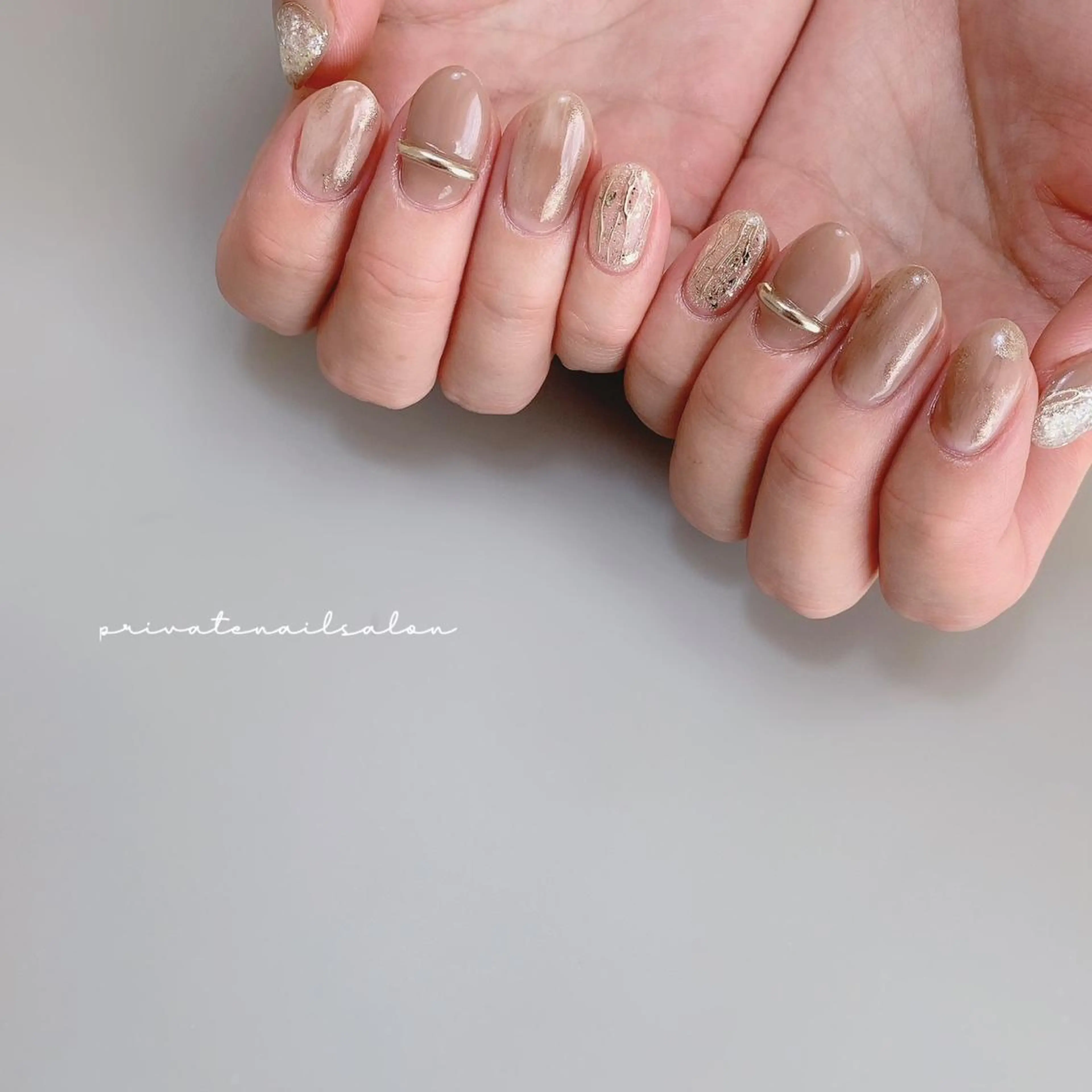 ネイル ニュアンスネイル ハンドネイル Liebe nailのネイルデザイン