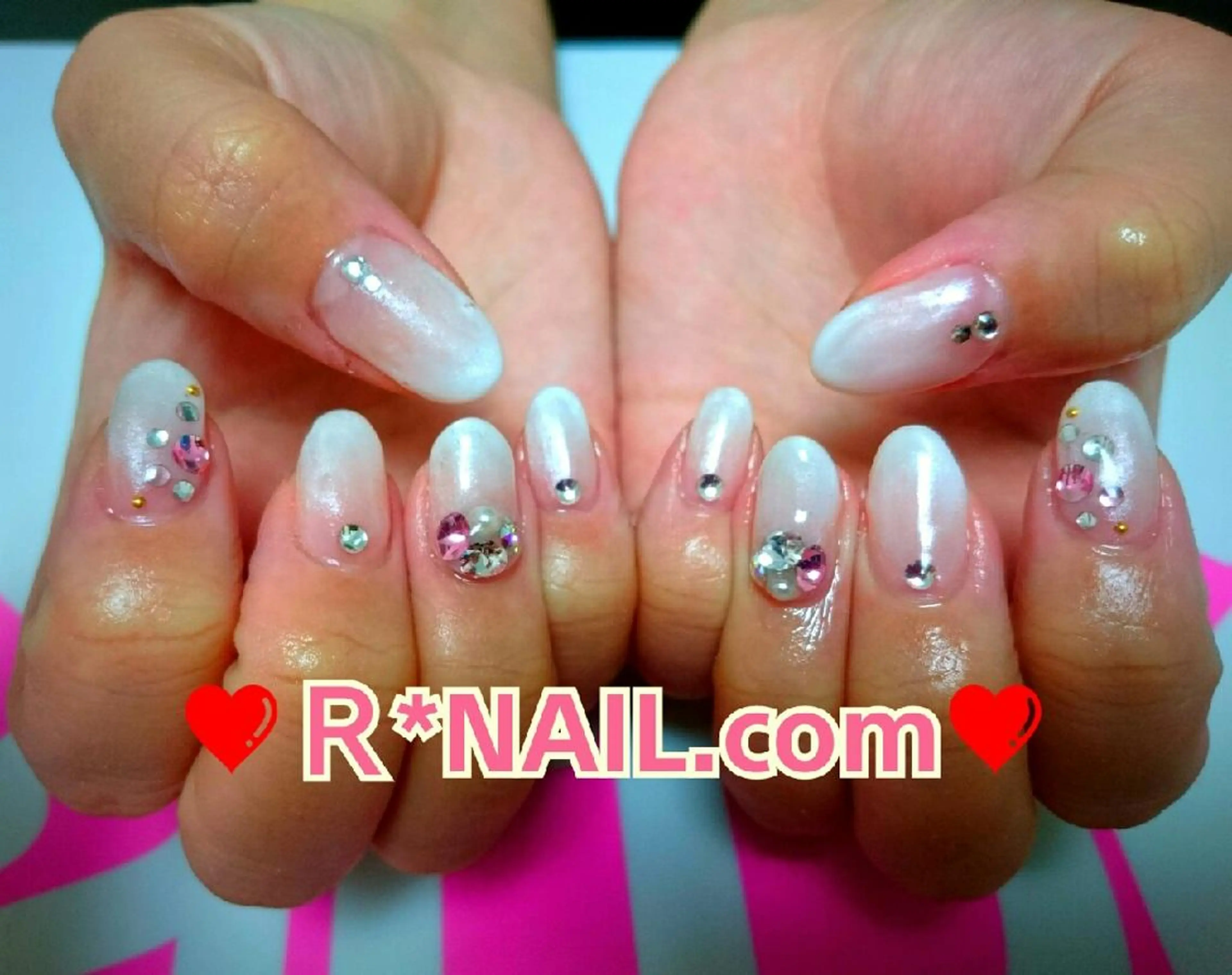 セミロング カラー キッズ ネイル R*NAIL .comのネイルデザイン