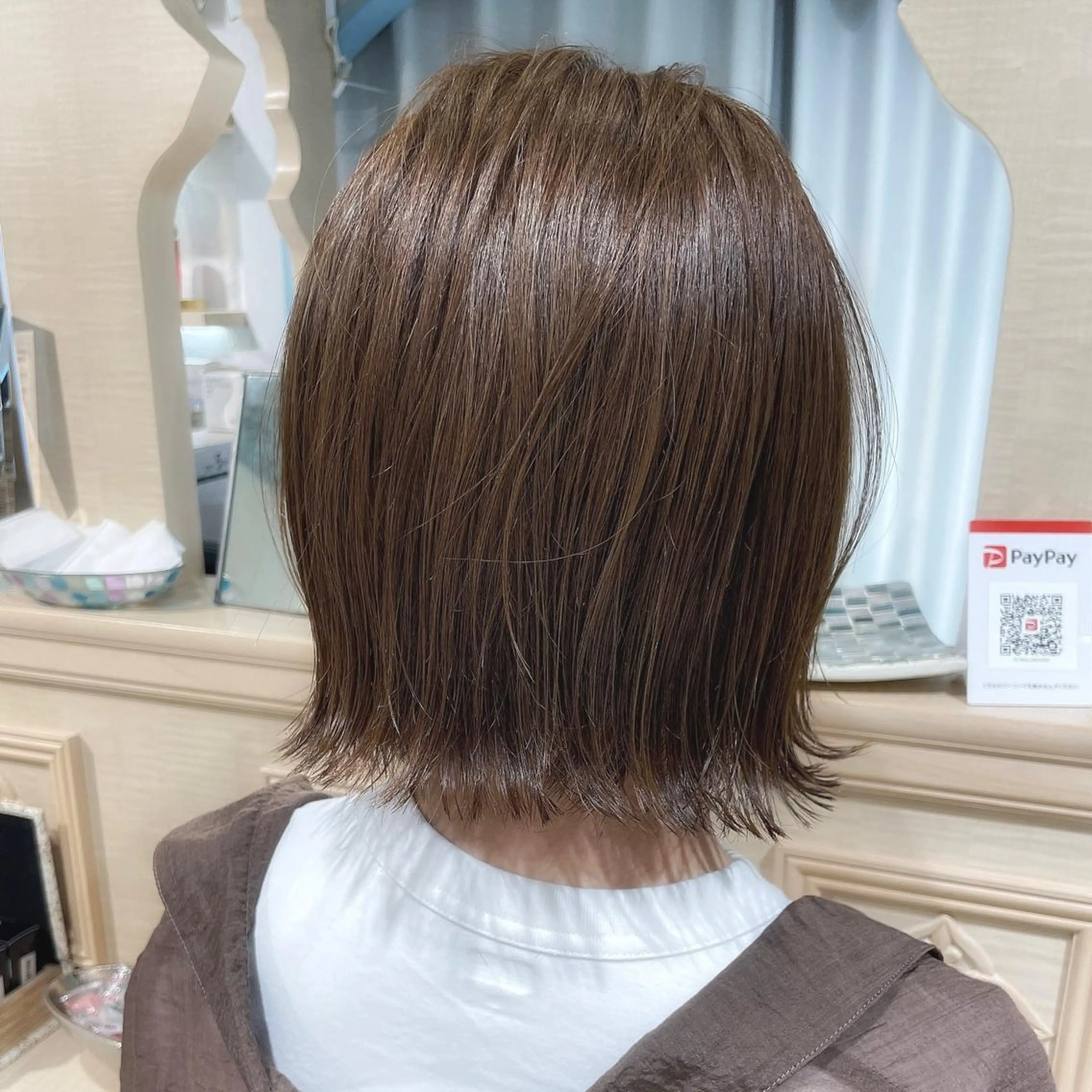 ミディアム カラー パーマ ヘアアレンジ キッズ ネイル マツエク・マツパ Lond jeloud 名古屋所属・髪質改善/エクステ の達人/杉原碧仁のヘアスタイル