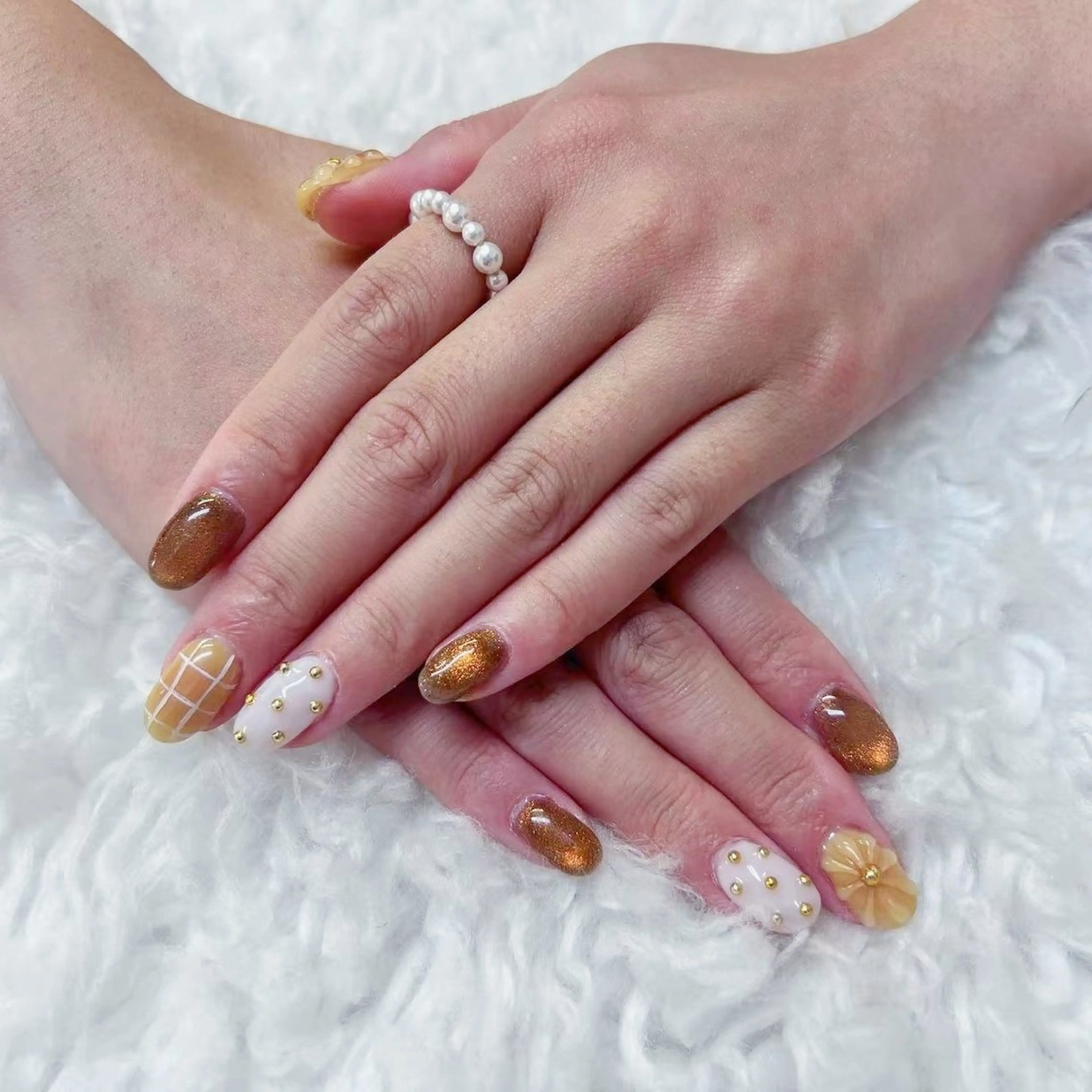 ネイル ハンドネイル ハンドケア 💜MIYA nail川崎店のネイルデザイン