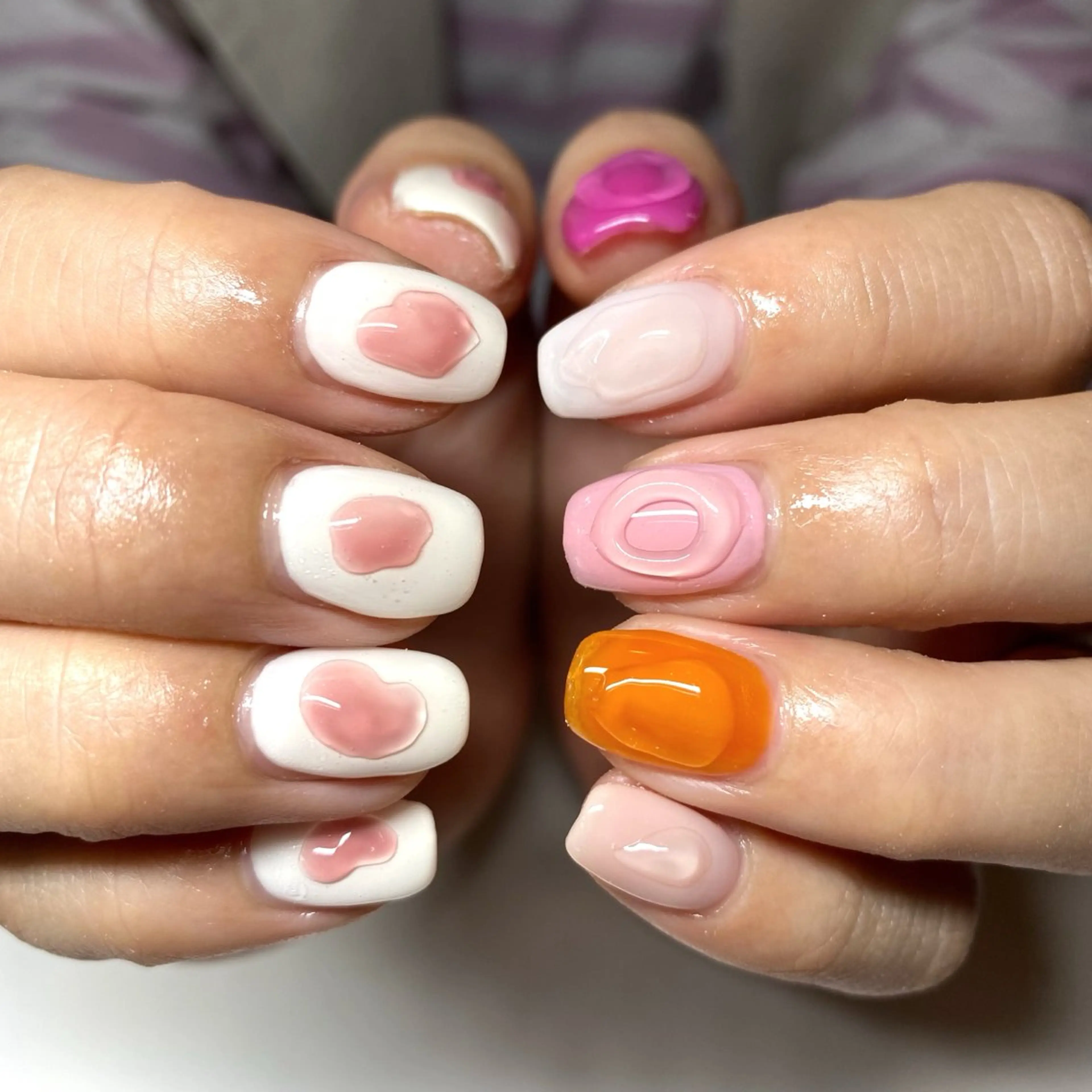 ネイル ピンク ハンドネイル Nails VINATIのネイルデザイン