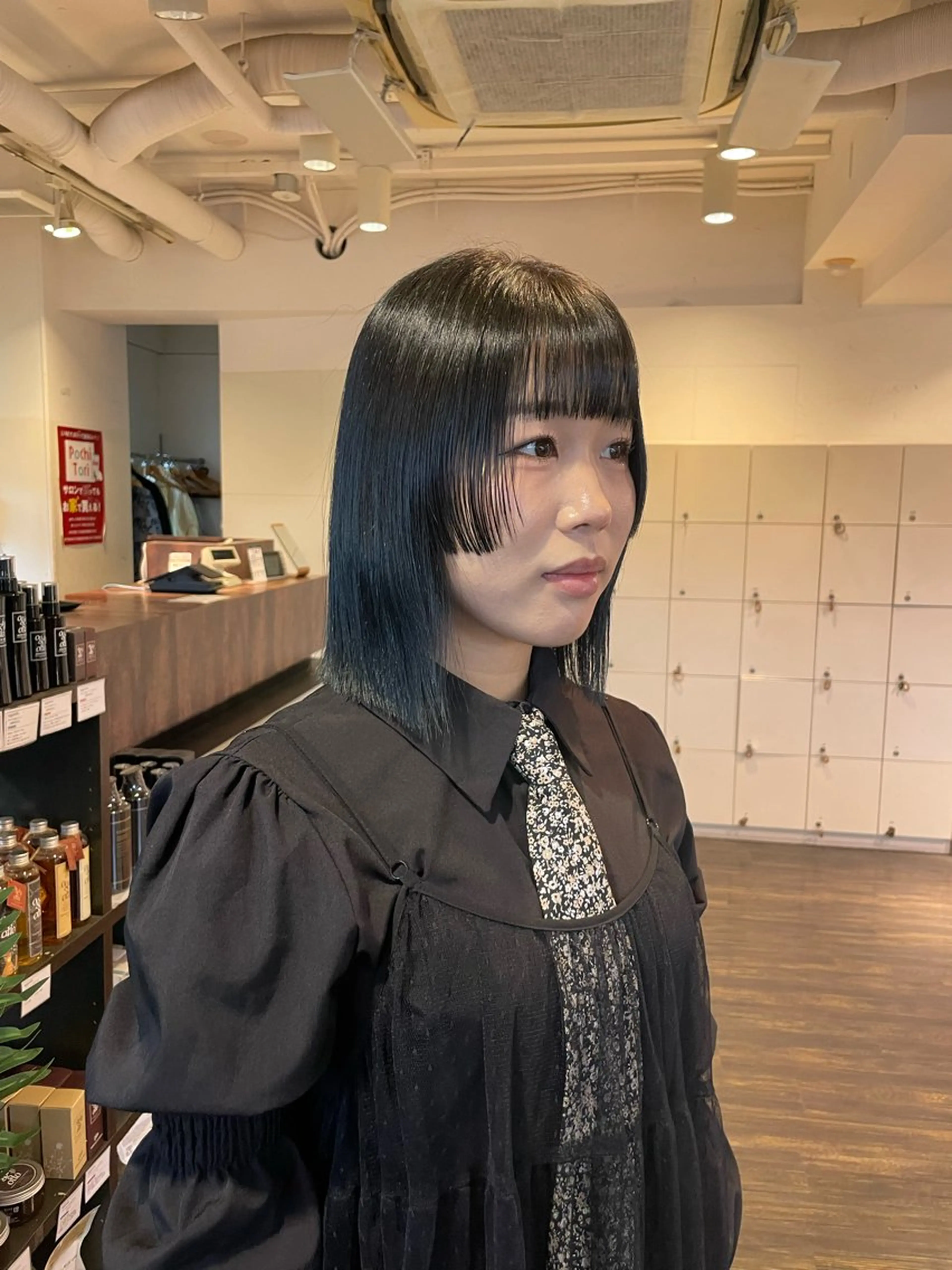 セミロング 姫カット カット 佐藤 綾郁のヘアスタイル