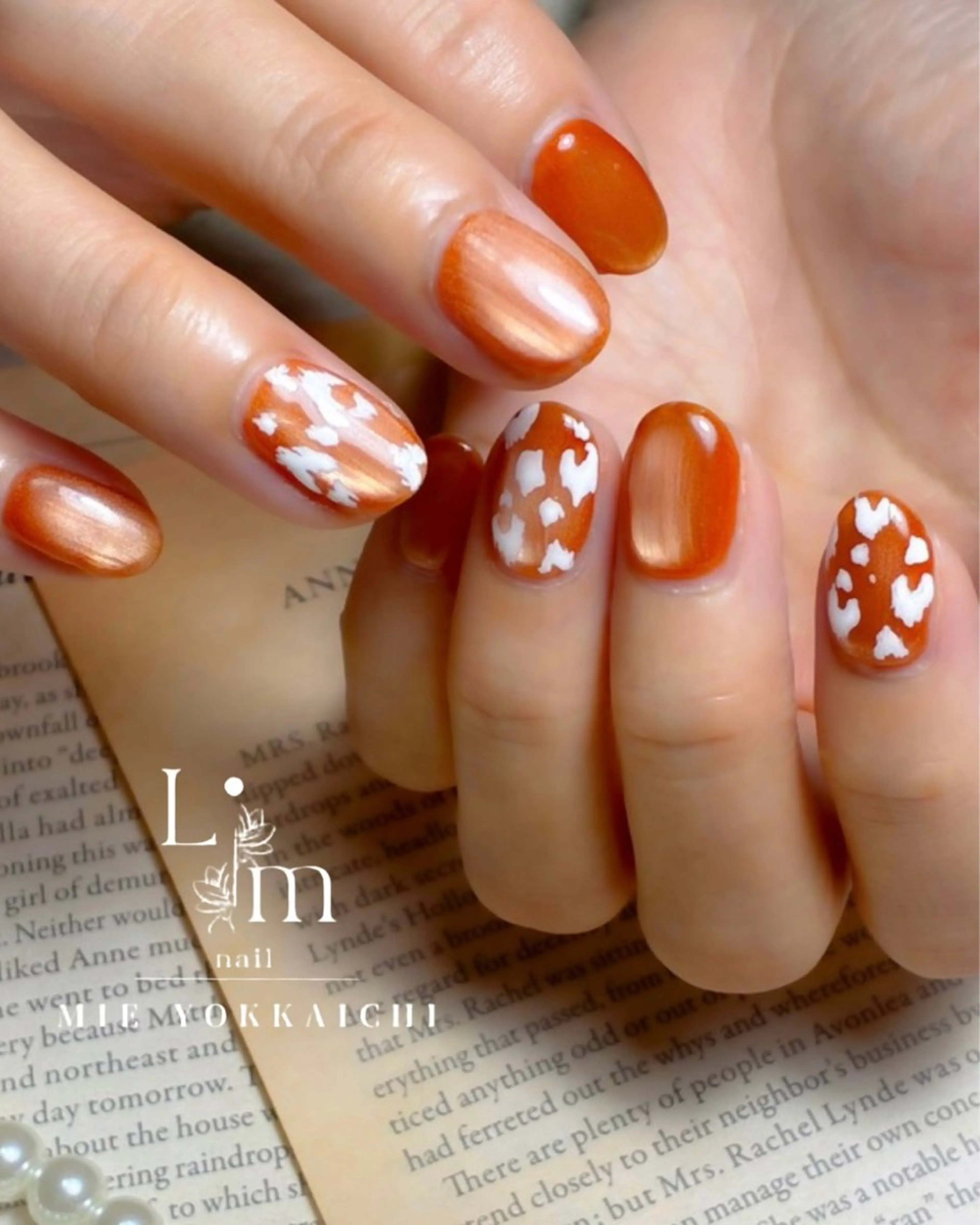 ネイル アニマル柄 マグネットネイル Li.m nail リム ネイルのネイルデザイン