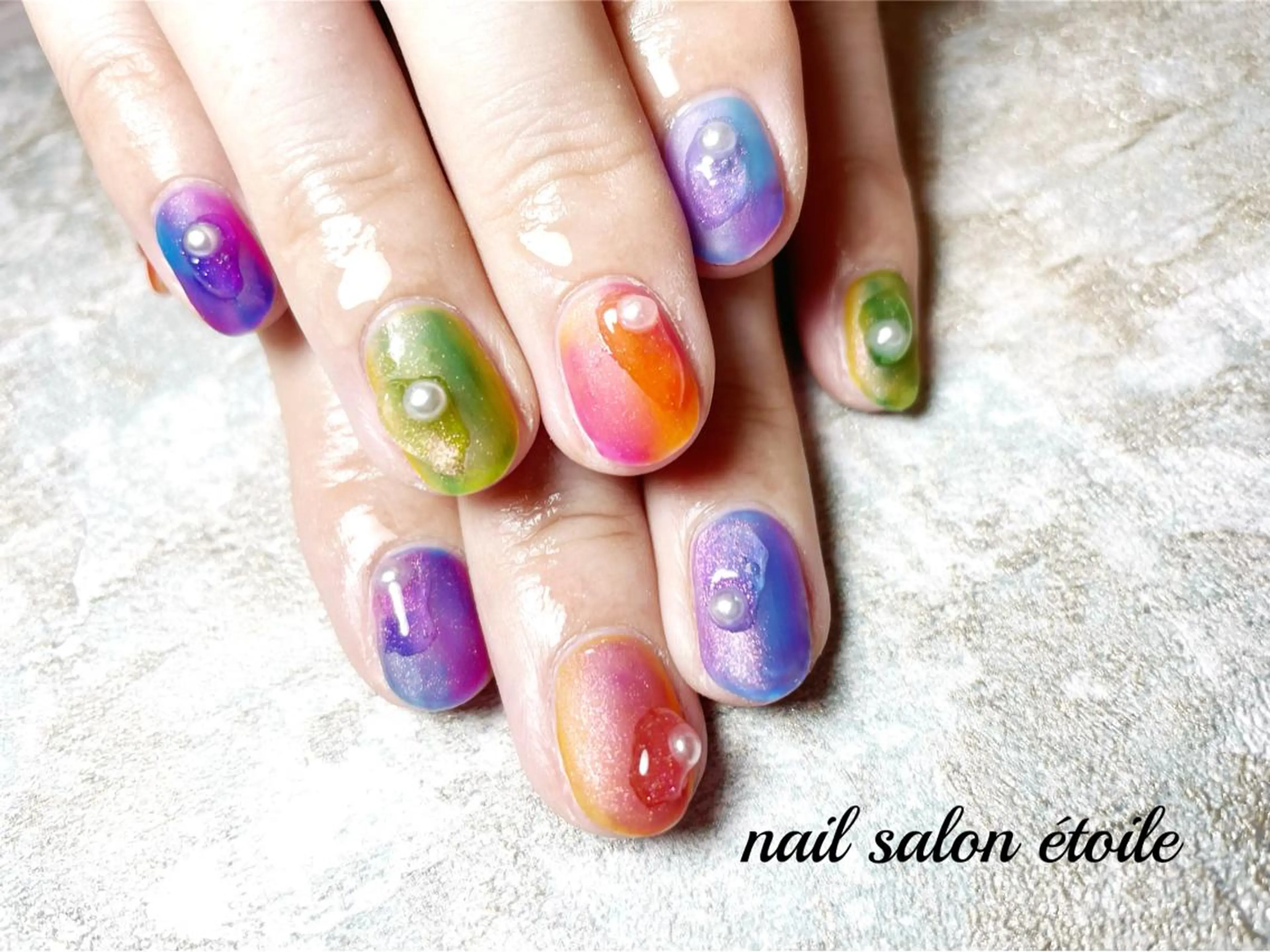 ネイル アートネイル ジェルネイル マットネイル ニュアンスネイル ぷっくりネイル ハンドネイル nail salon étoileのネイルデザイン