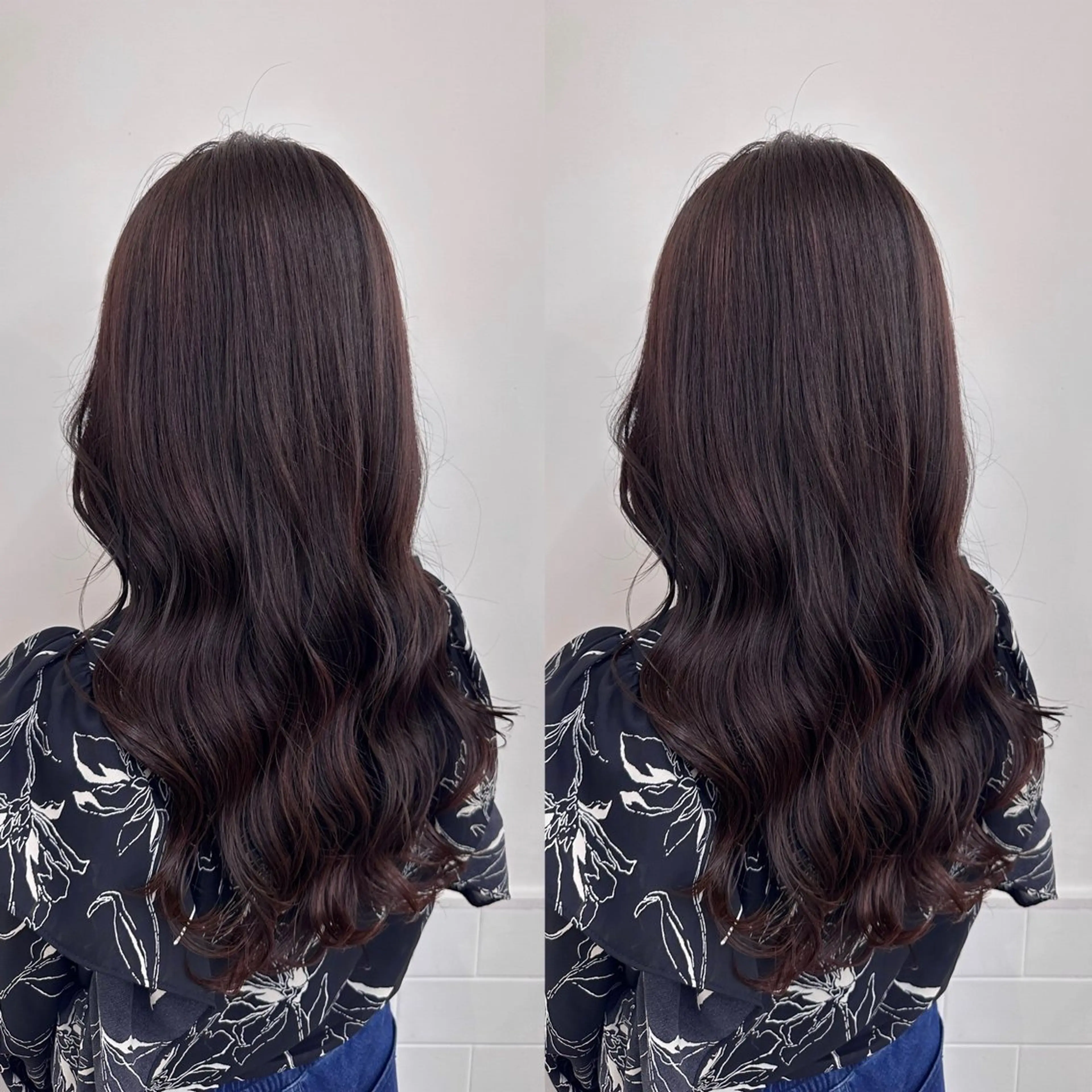 カラー 美髪縮毛矯正🫧 艶カラー/スズカのヘアスタイル