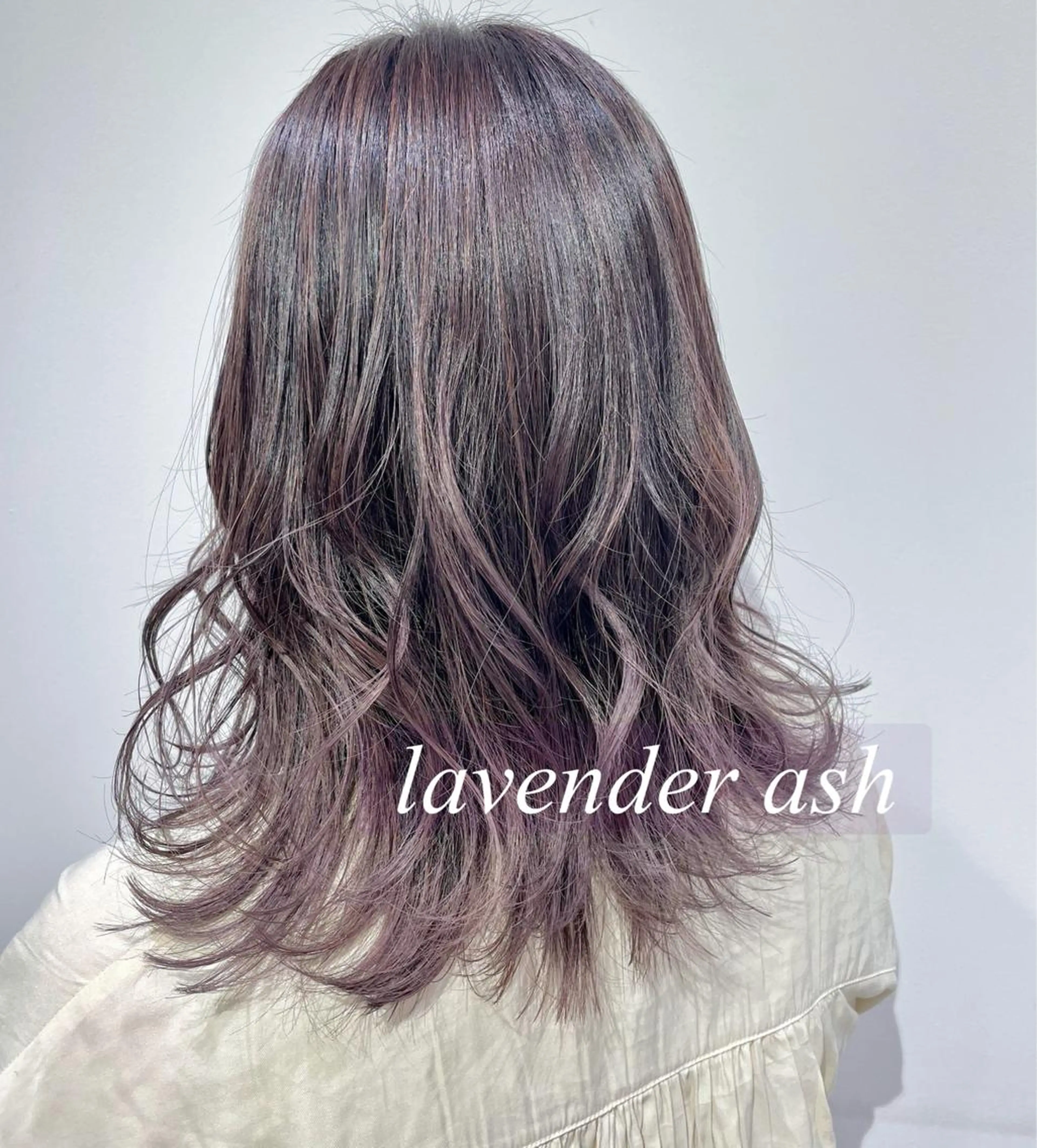 ミディアム カラー アッシュ バレイヤージュ ブリーチ ケアブリーチ ハイライトカラー 【デザインカラー】 粥川佳日望のヘアスタイル